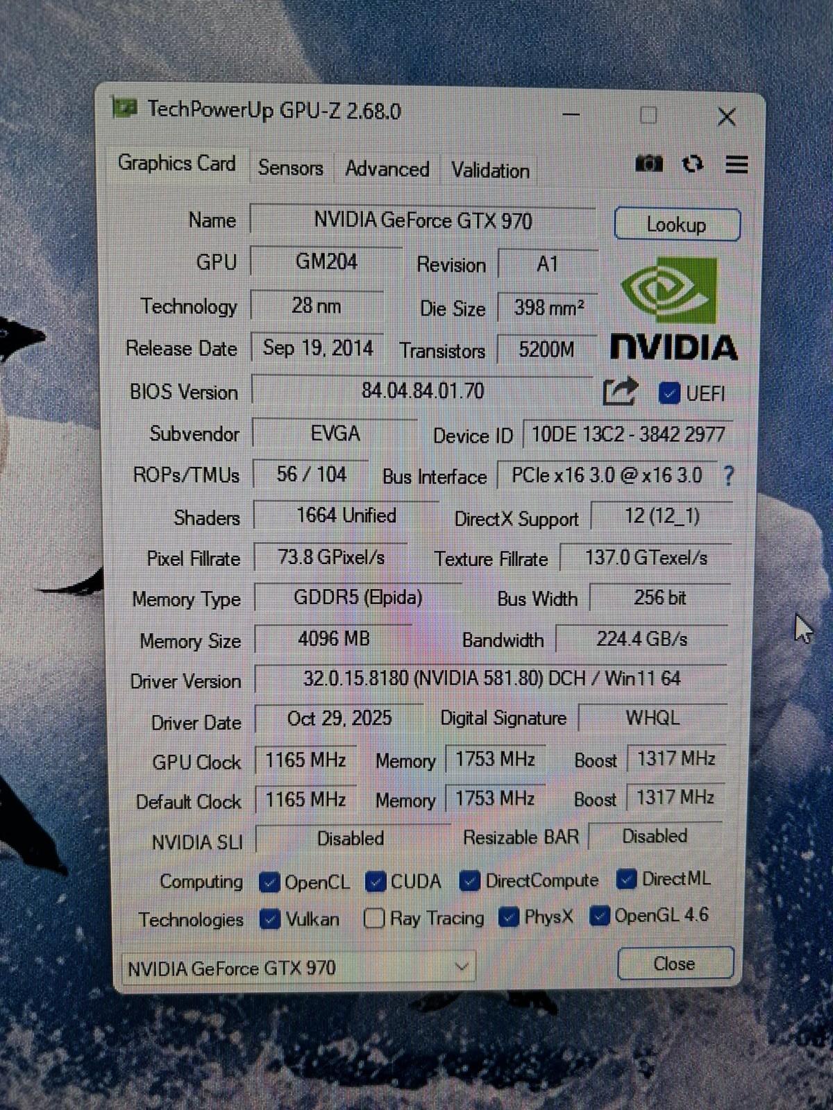 Gaming/School PC i5 8600 & GTX 970 4GB w/16 GB 2666 MT/s DDR4 - 2.5TB Storage