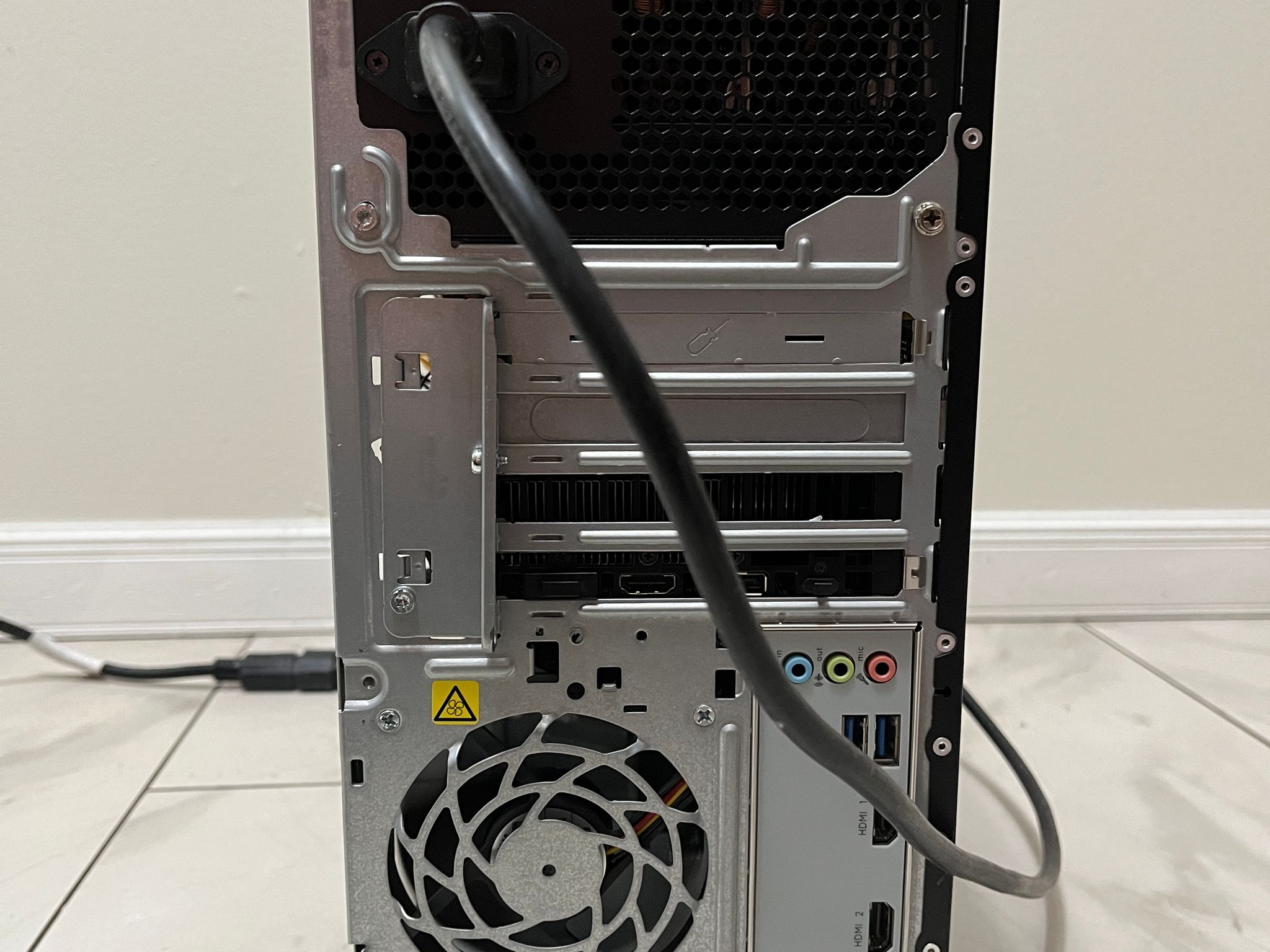 NVIDIA RTX 2070, Intel i7-7700, 16GB RAM, 1.1TB Storage - HP Gaming PC w/Wi-Fi & BT
