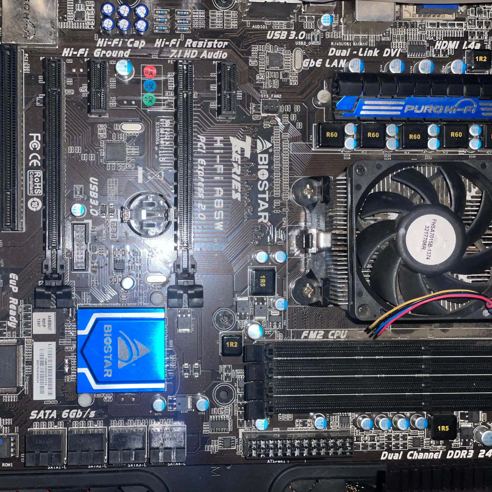 AMD A10 5800 W/ MOTHERBOARD AND 8GB RAM
