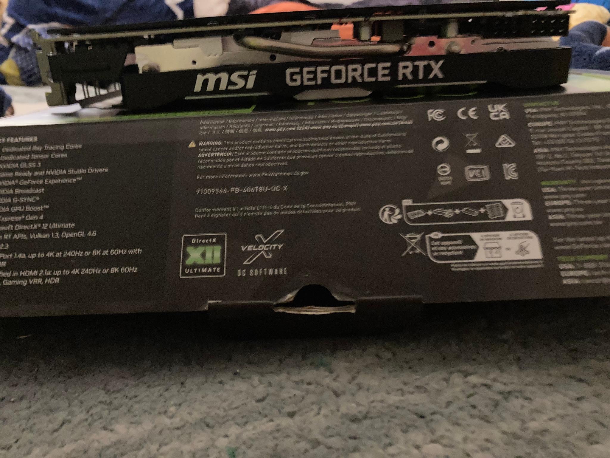 MSI RTX 2060 12GB Ventus GP – Good Condition, Fully Working