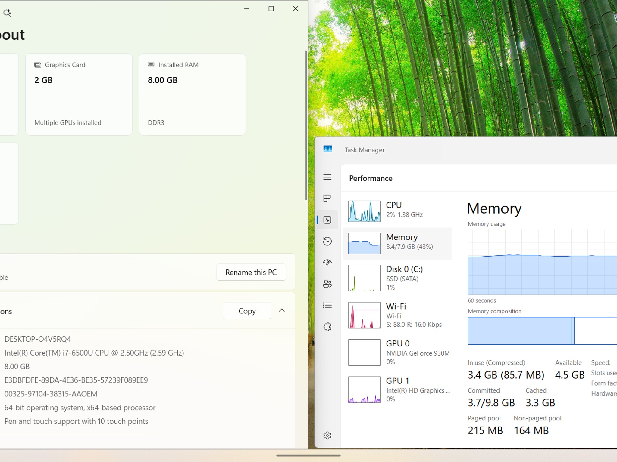 DENT AND DING SPECIAL!!! 15.6" HP Envy x360 2 in 1, i7-6500u, GeForce 930m, 8GB Ram, 240GB SSD.