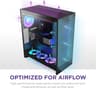 NZXT H7 Flow 2024 - Mid-Tower ATX Airflow Case - Includes Pre-Installed 3 x 120mm Fans - CM-H72FB-01