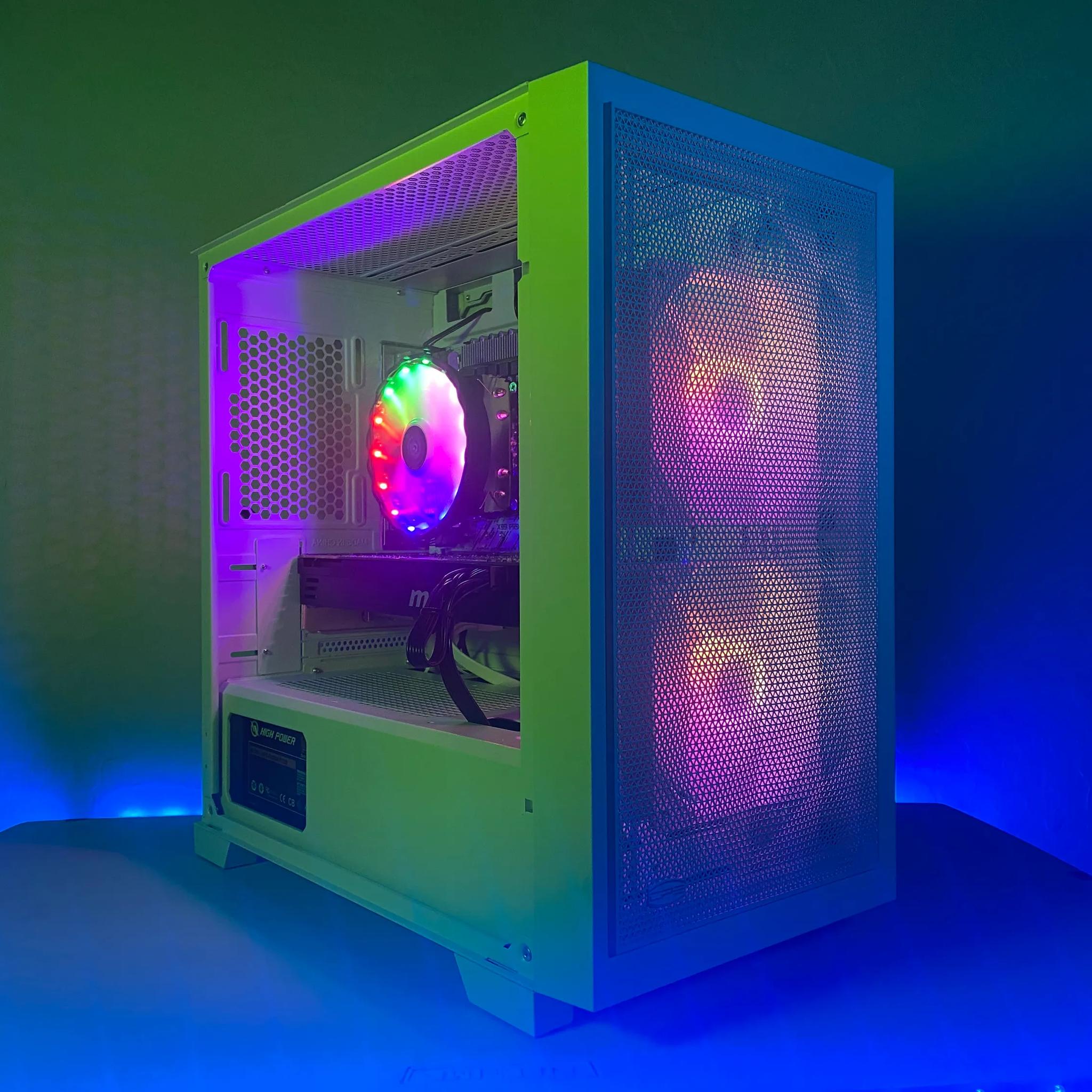 ❄️⚡Aquila V1 ❄️⚡| Custom Gaming PC | Windows 11, GTX 970, 12 Core CPU, 16gb RAM, 1.25TB Storage!