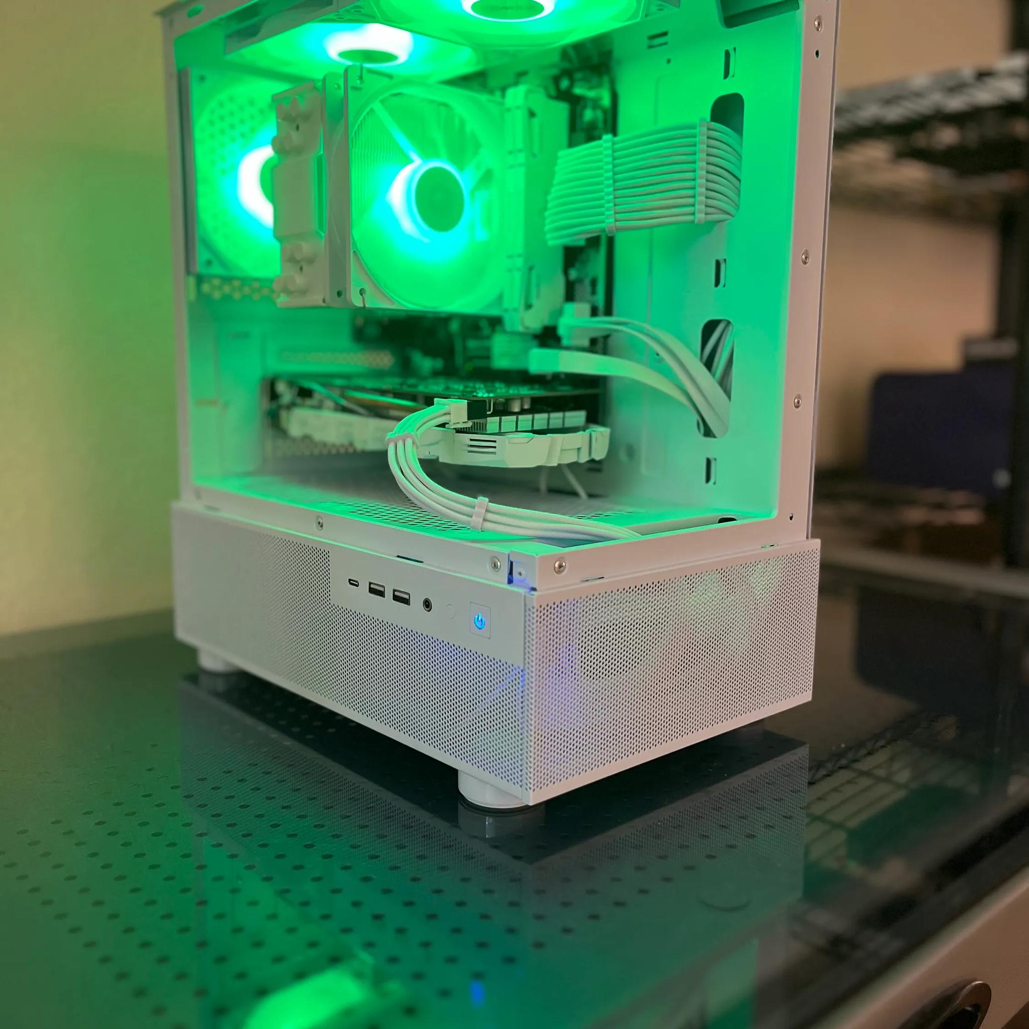1080p White RGB Gaming PC (Ryzen 3 and GTX 1060 6GB)