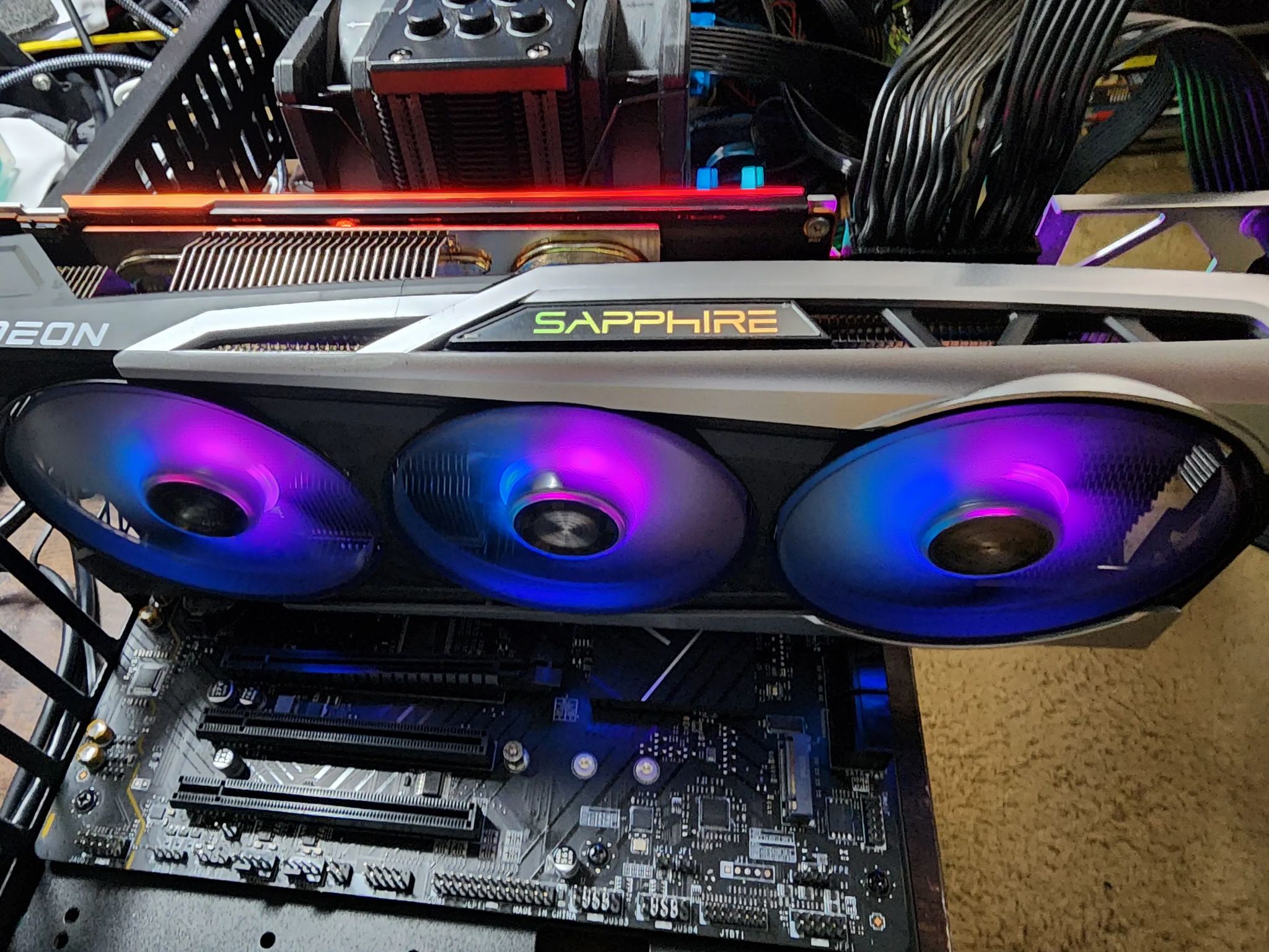 AMD Sapphire Nitro + 6800xt 16GB For Parts or Repair Not Working NO POST