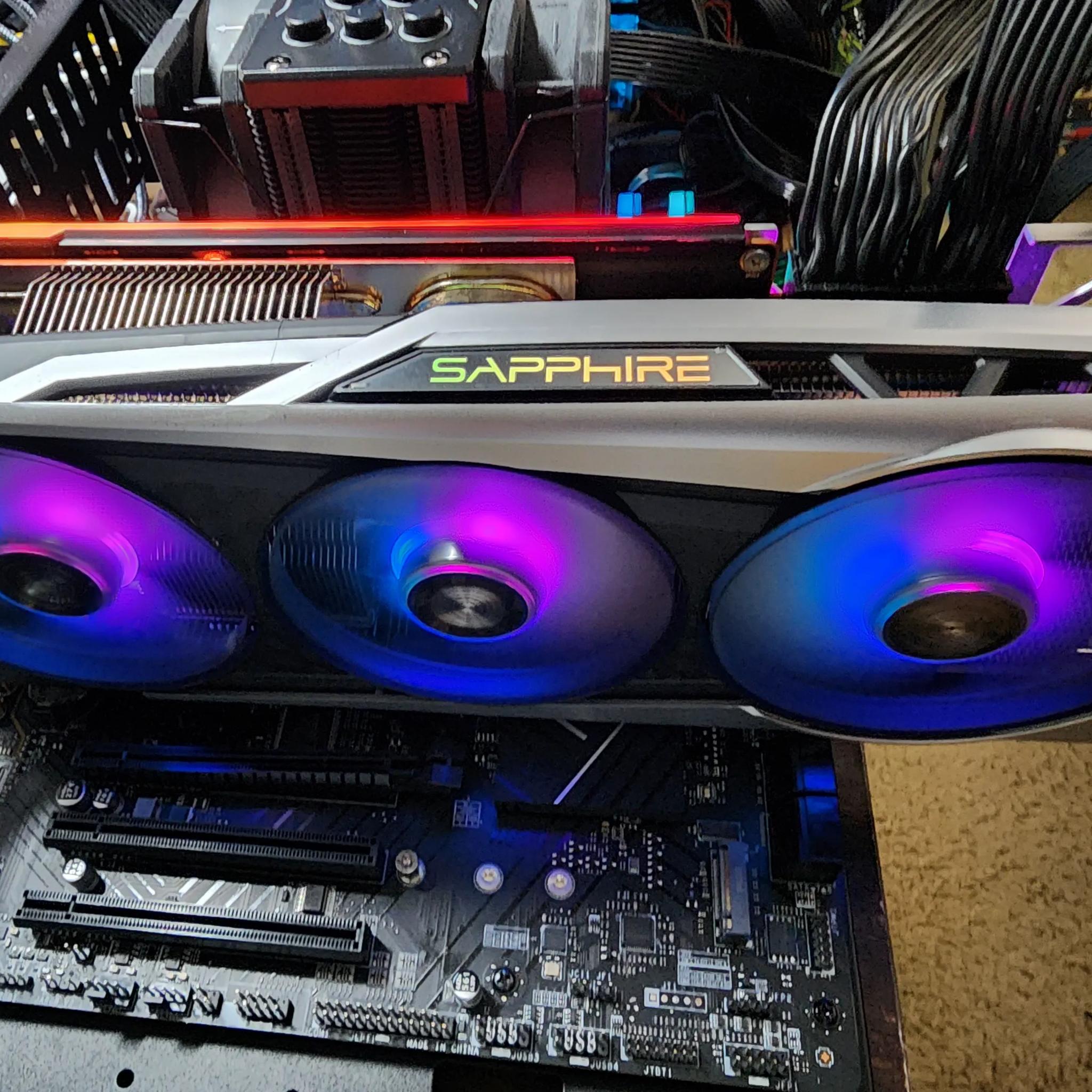 AMD Sapphire Nitro + 6800xt 16GB For Parts or Repair Not Working NO POST