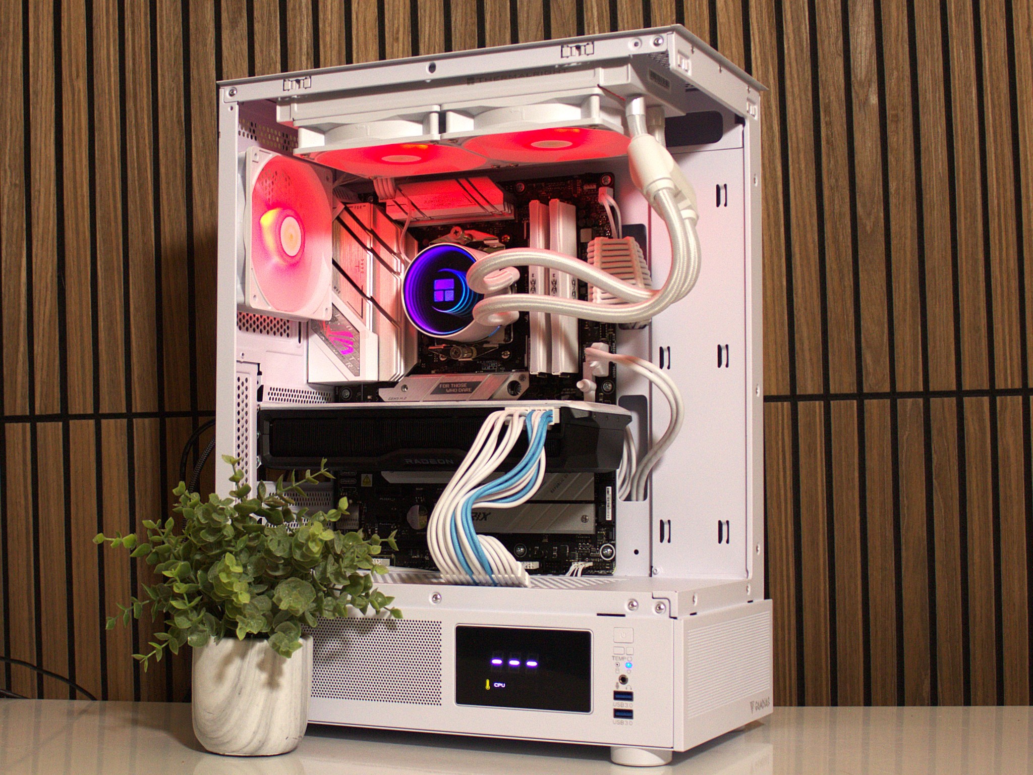 ❄️ALL WHITE Gaming PC ❄️| RX 7800XT 16GB💻| DDR5 | 32GB RAM | WiFi/BT | Windows 11 | 1TB |