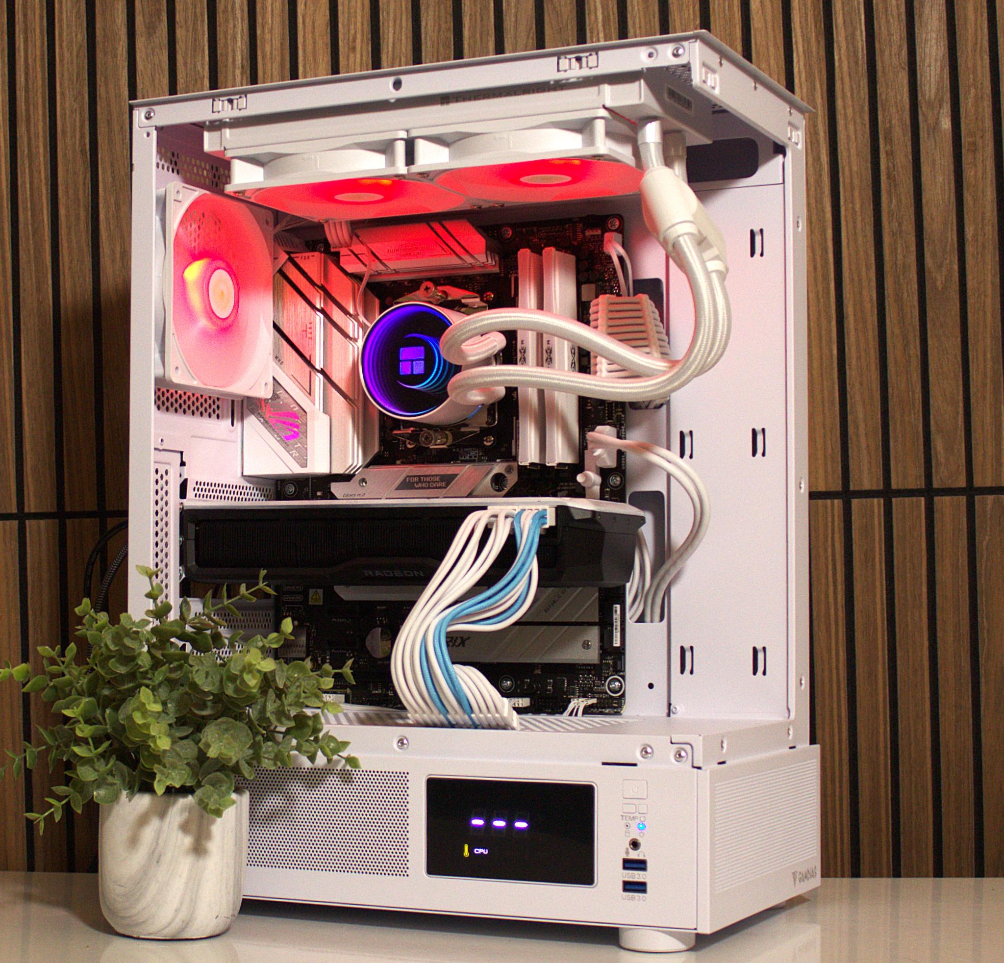 ❄️ALL WHITE Gaming PC ❄️| RX 7800XT 16GB💻| DDR5 | 32GB RAM | WiFi/BT | Windows 11 | 1TB |