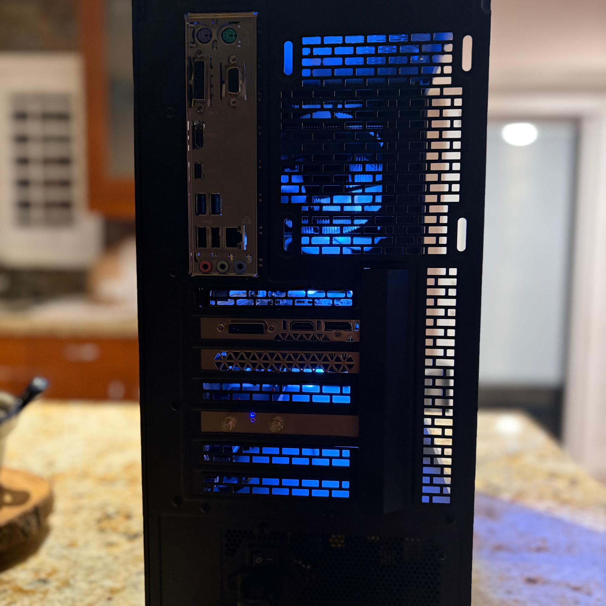 Black Gaming PC | 1660 Super 6GB | INTEL i7-7700 | 16GB RAM | 500GB SATA SSD | Wi-Fi + BT Pcie
