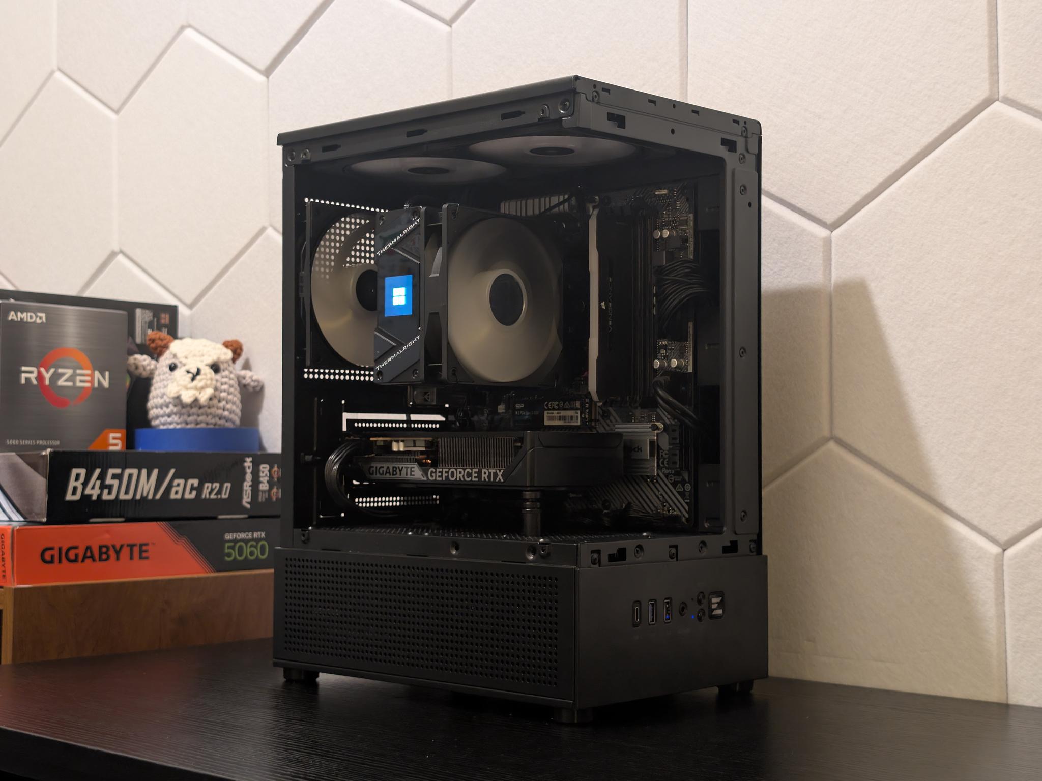 🐈‍⬛🔥1440p Gaming Beast | RTX 5060 | Ryzen 5500 | 1TB SSD | 16GB RAM | WiFi & Bluetooth🔥🐈‍⬛