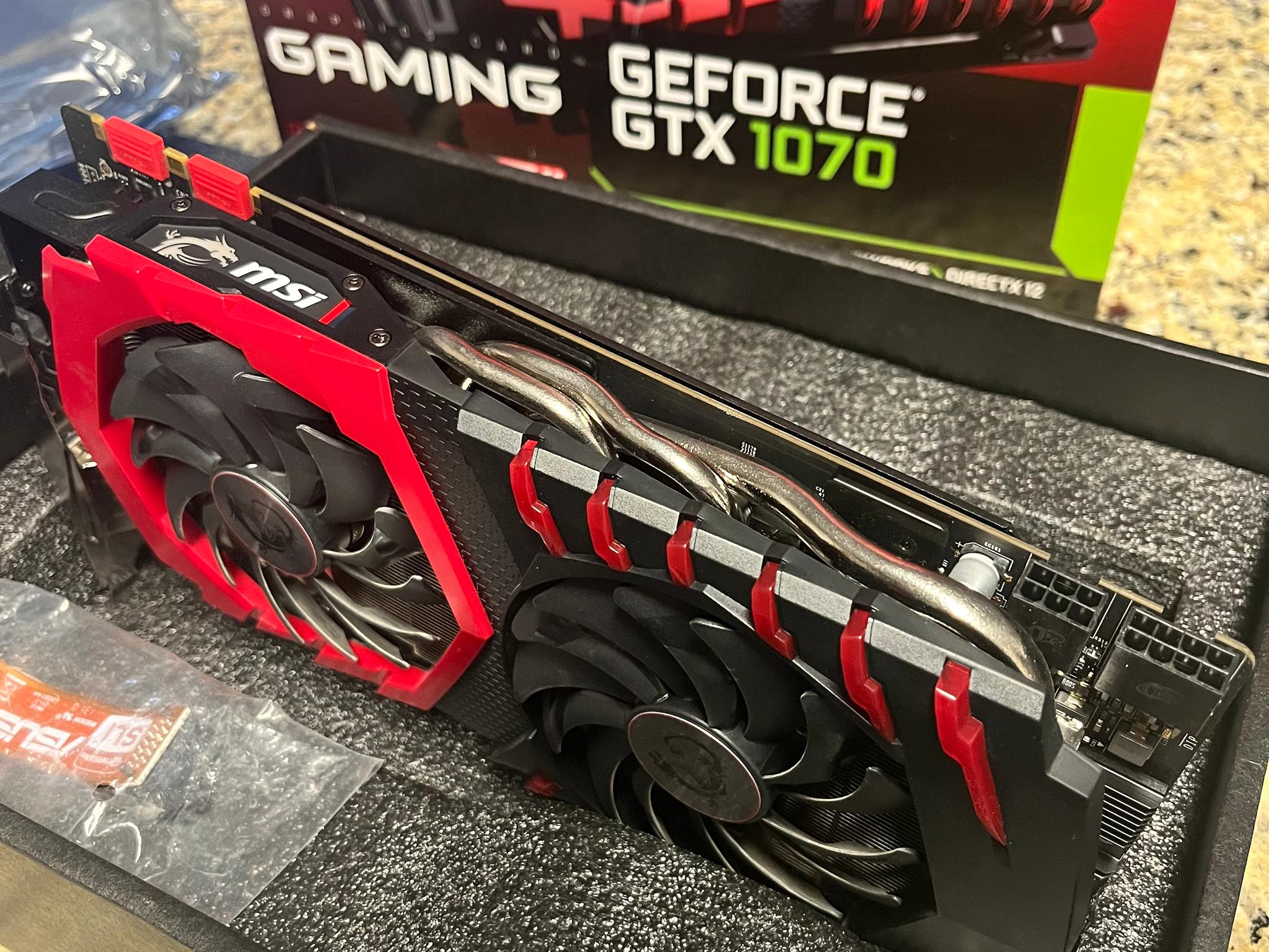 MSI GTX 1070 Gaming + NZXT H210i ITX case