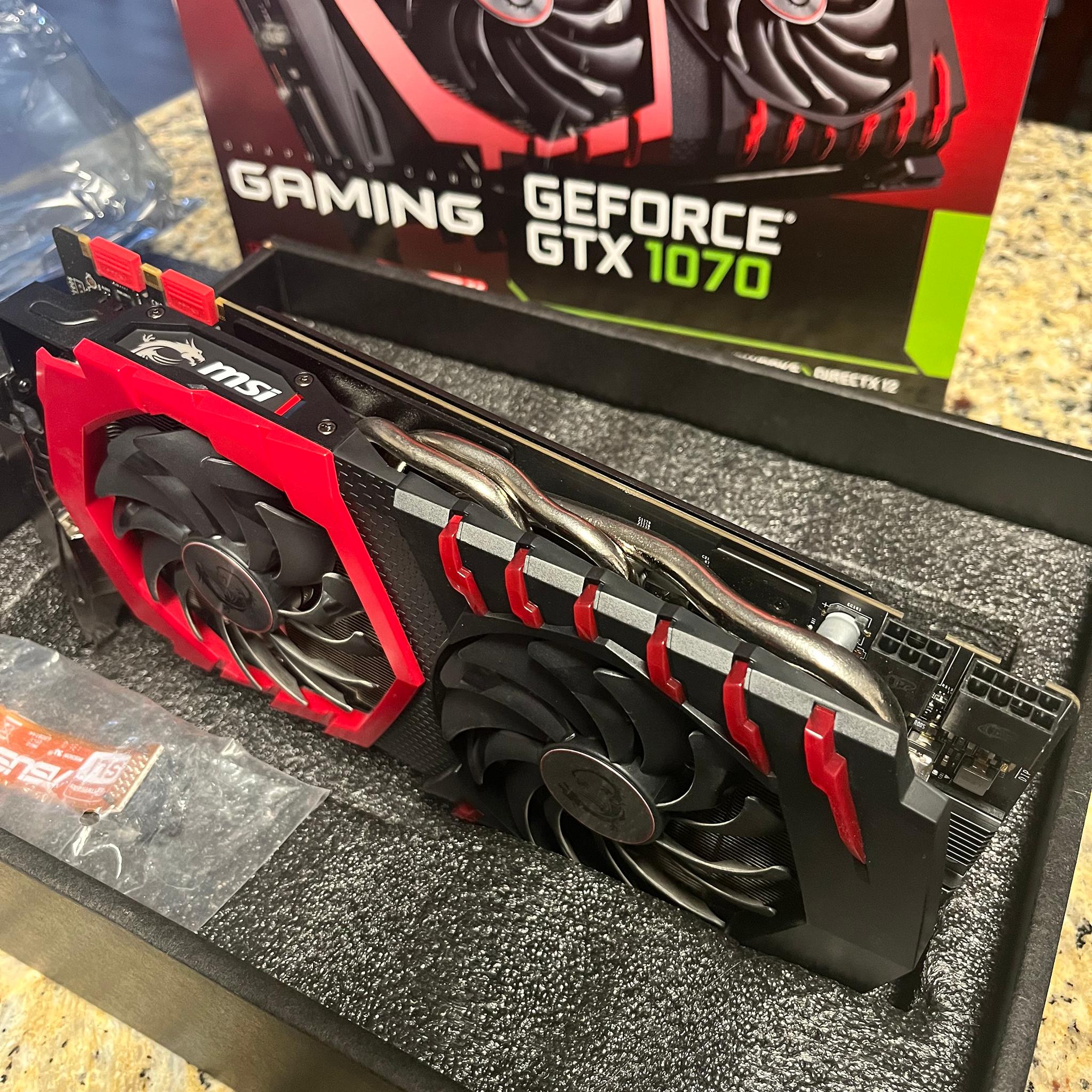 MSI GTX 1070 Gaming + NZXT H210i ITX case
