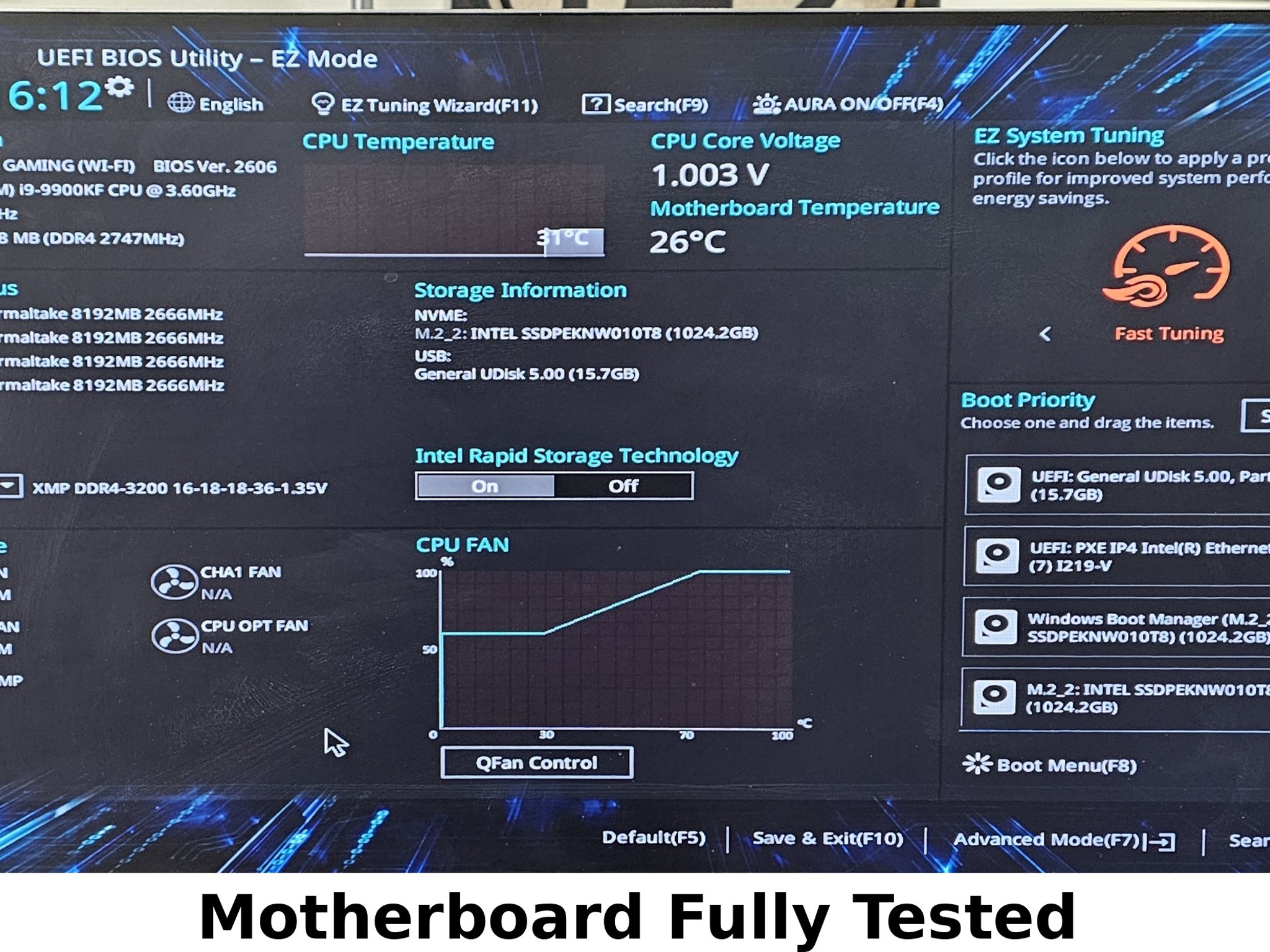 ASUS Z390-PLUS TUF GAMING WIFI Intel LGA1151 ATX Motherboard
