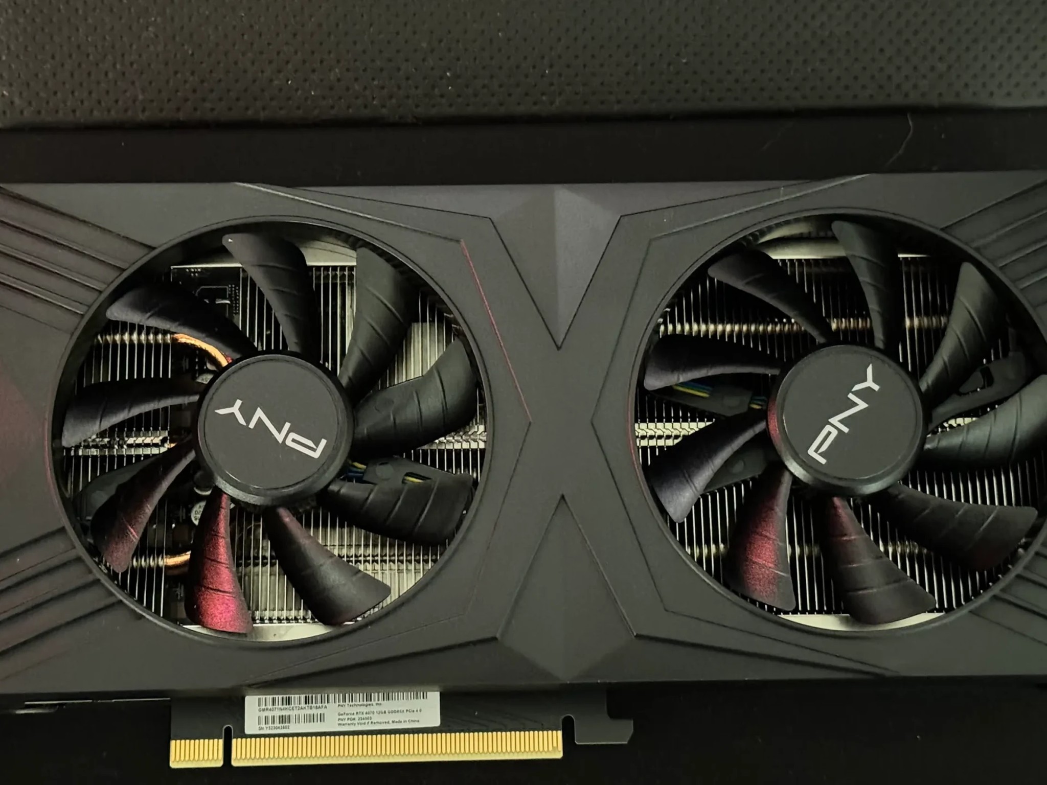PNY GeForce RTX 4070 12GB VERTO Dual Fan Graphics Card DLSS 3