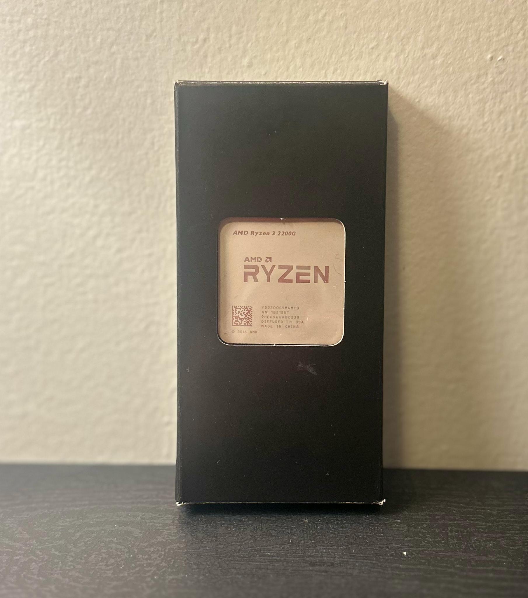 AMD Ryzen 3 2200G with stock cooler