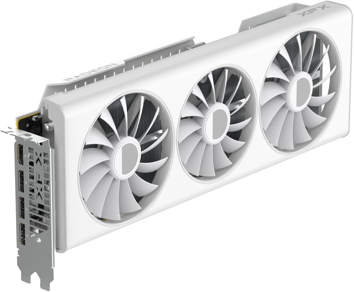 XFX Speedster QICK319 Radeon RX 7800 XT 16GB White CORE Gaming Graphics Card