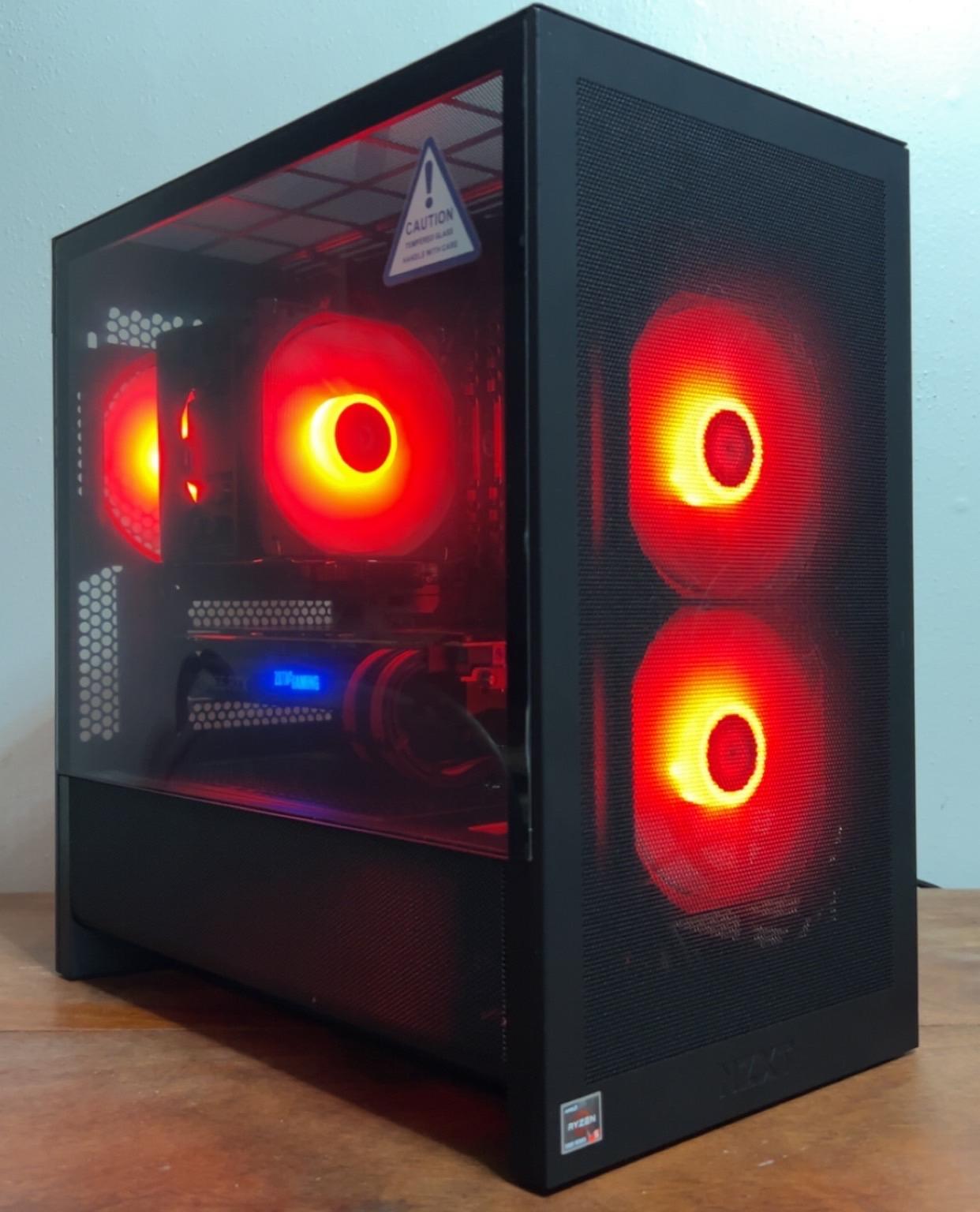 -1080p Gaming Computer-   Ryzen 5 5500 / RTX 2080 / 16GB DDR4 / 512GB SSD