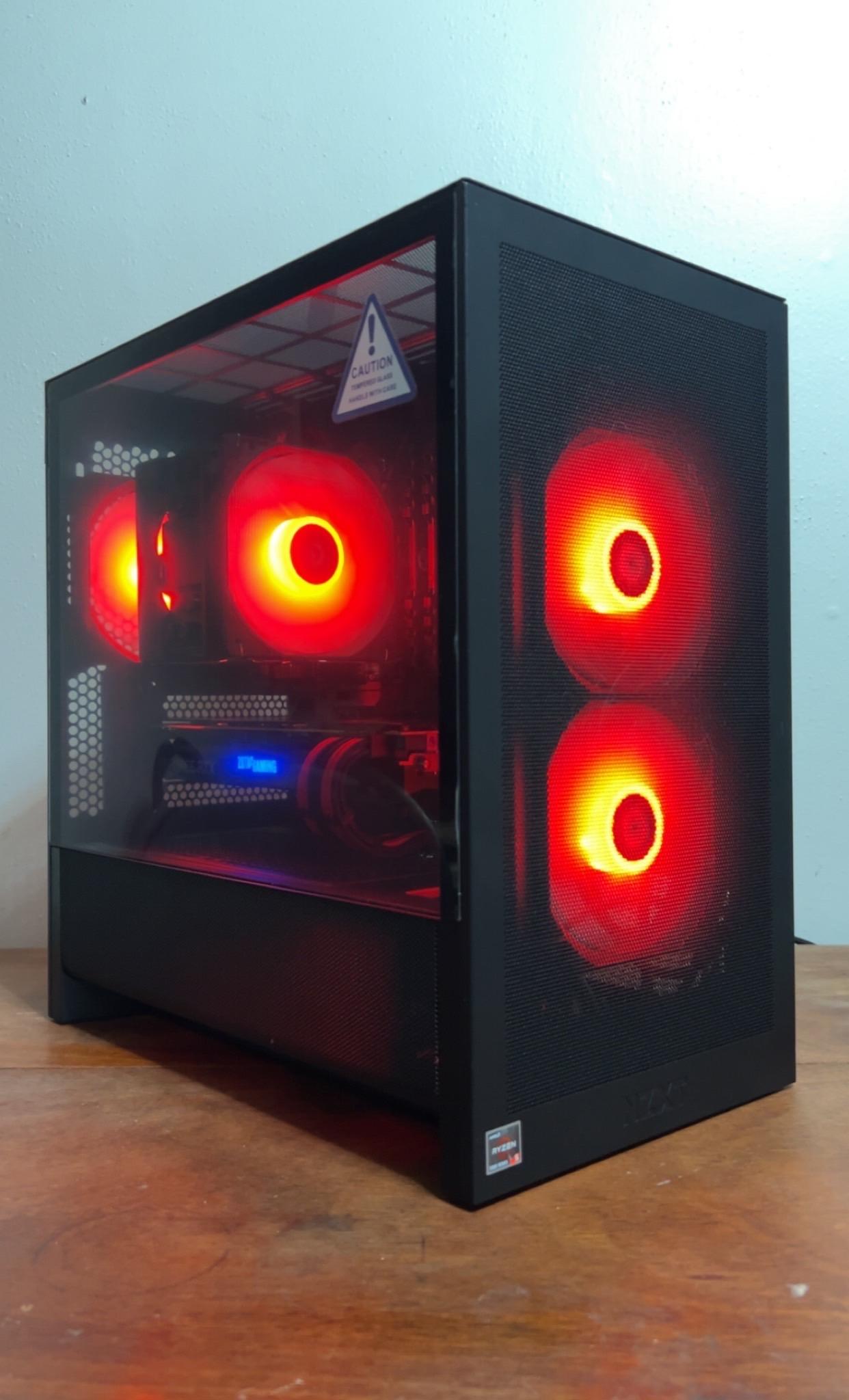 -1080p Gaming Computer-   Ryzen 5 5500 / RTX 2080 / 16GB DDR4 / 512GB SSD