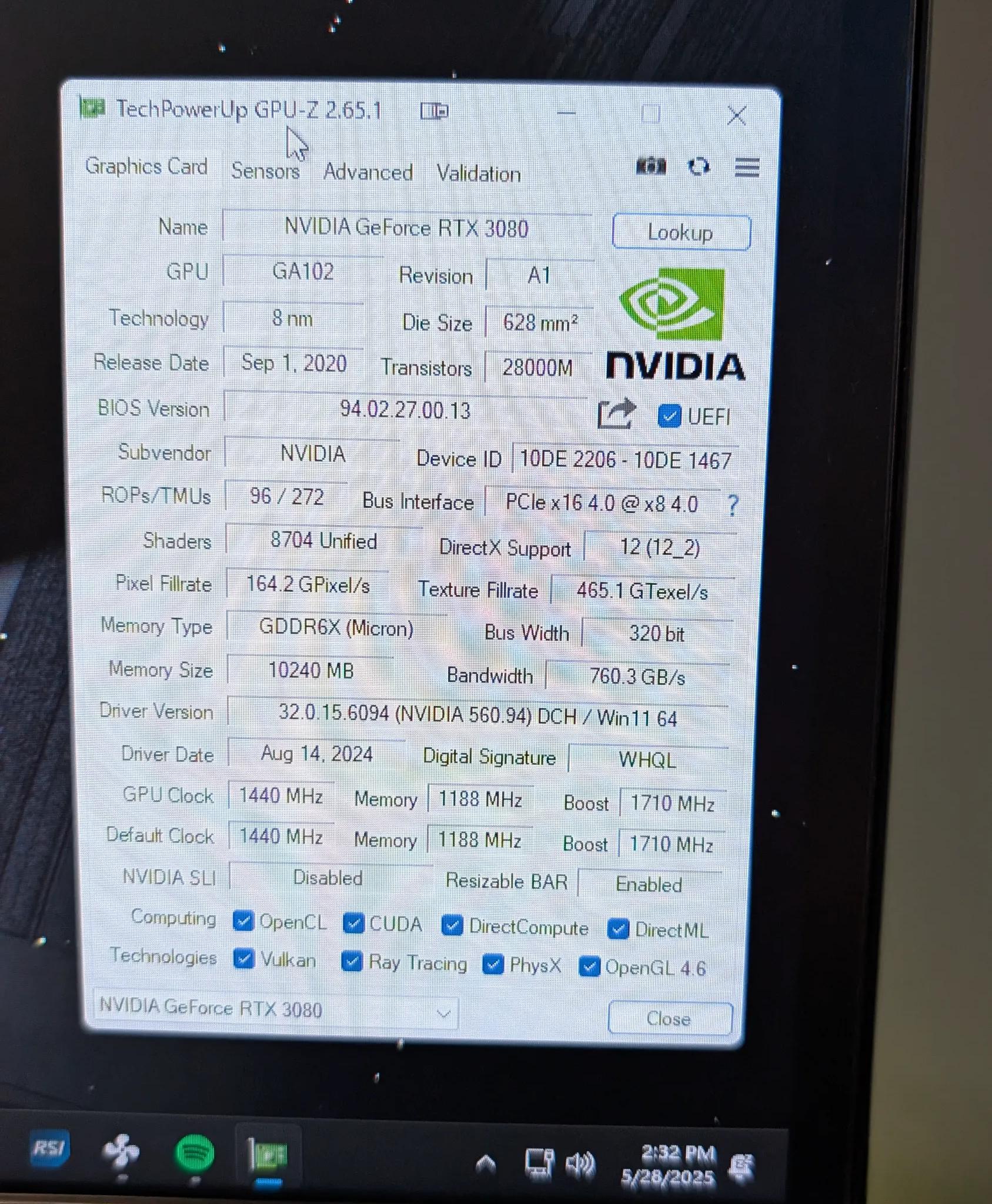 RTX 3080 FE with EKWB waterblock