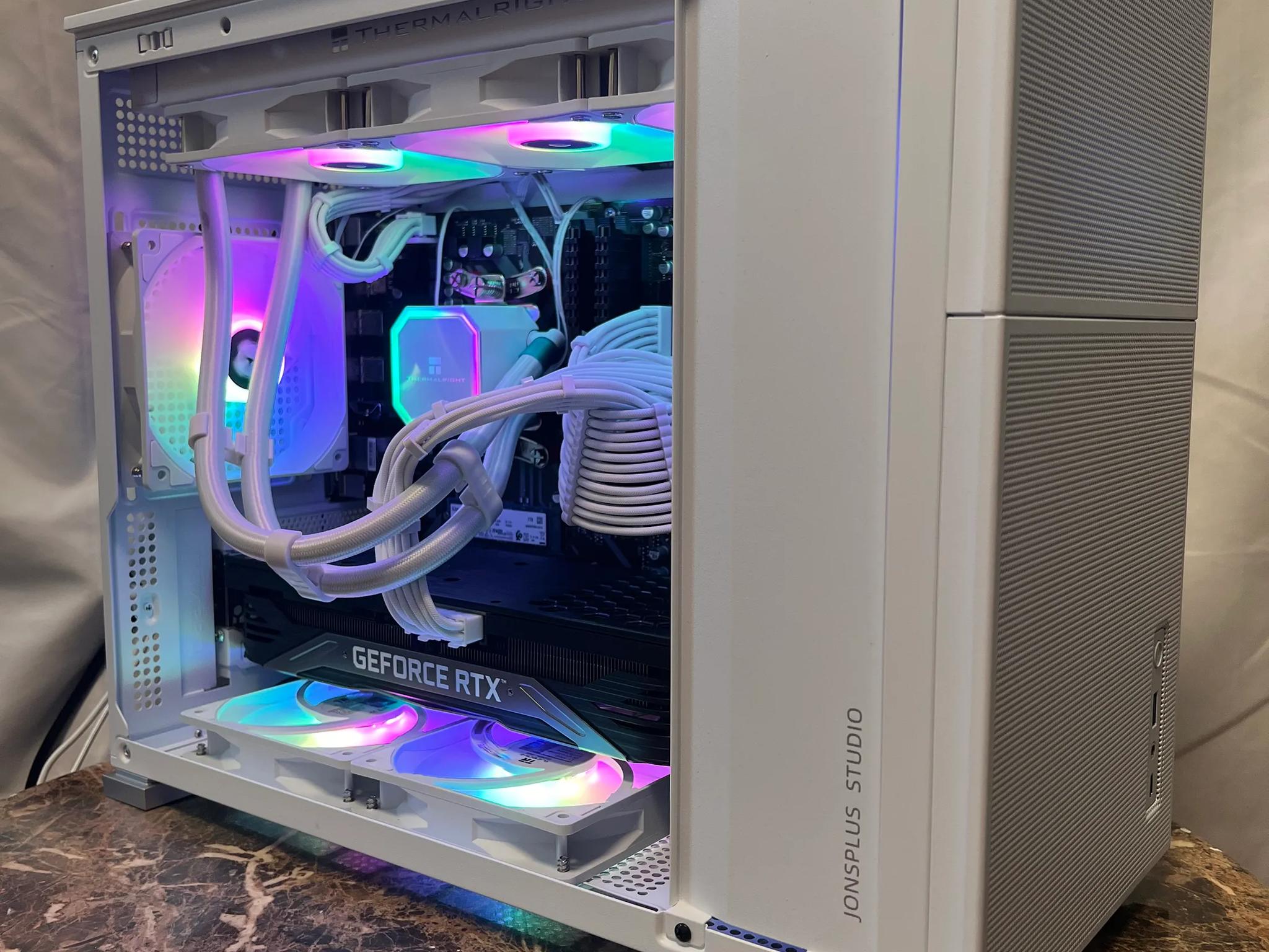 📦🤍 White Box 📦🤍 | RTX 3070 Mini Liquid Cooled PC | Ryzen 5 | 16GB RAM | 1TB Fast SSD