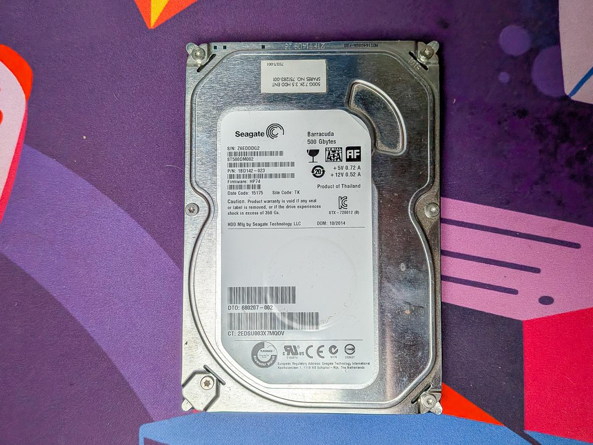 2x 500GB Seatgate Barracuda  Hard Drives