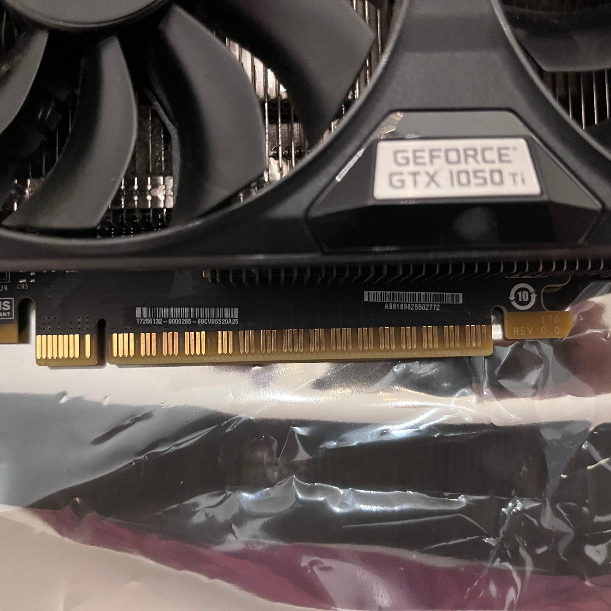 EVGA GeForce GTX 1050 Ti - Bus Powered