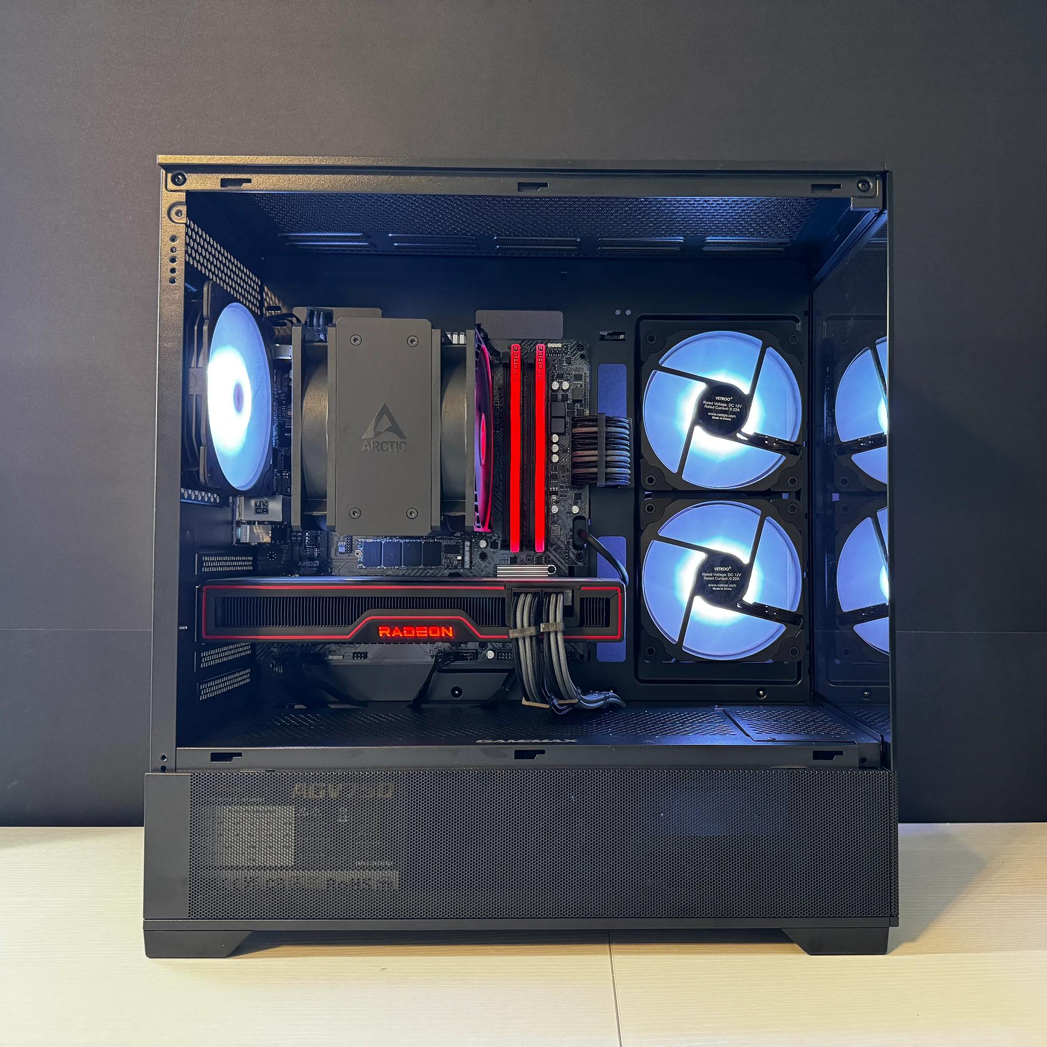 🔴VADER⚫️ Gaming PC | AMD Ryzen 5 5600 | 16GB DDR4 | 6700 XT | 1TB m.2 SSD | Win11 PRO | Wi-Fi