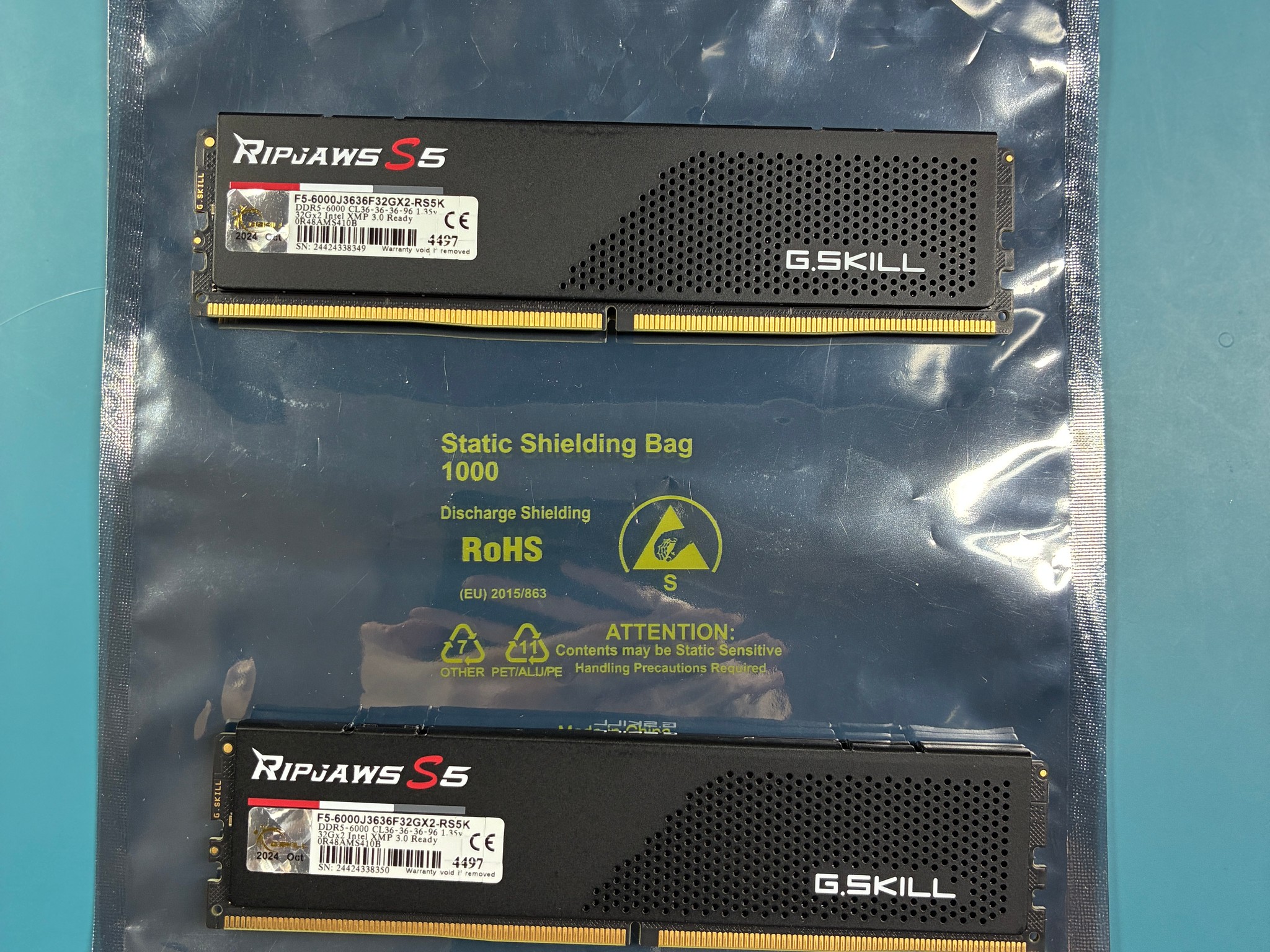 G.SKILL Ripjaws S5 Series DDR5 RAM 64GB kit (Memory)