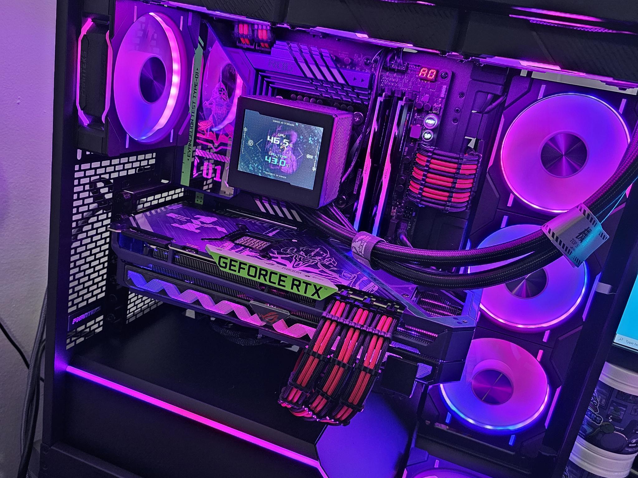 EVA TEST TYPE-01 CUSTOM GAMING PC w i7 14700K // STRIX EVA RTX 3090 // 2TB NVME // 32GB DDR5