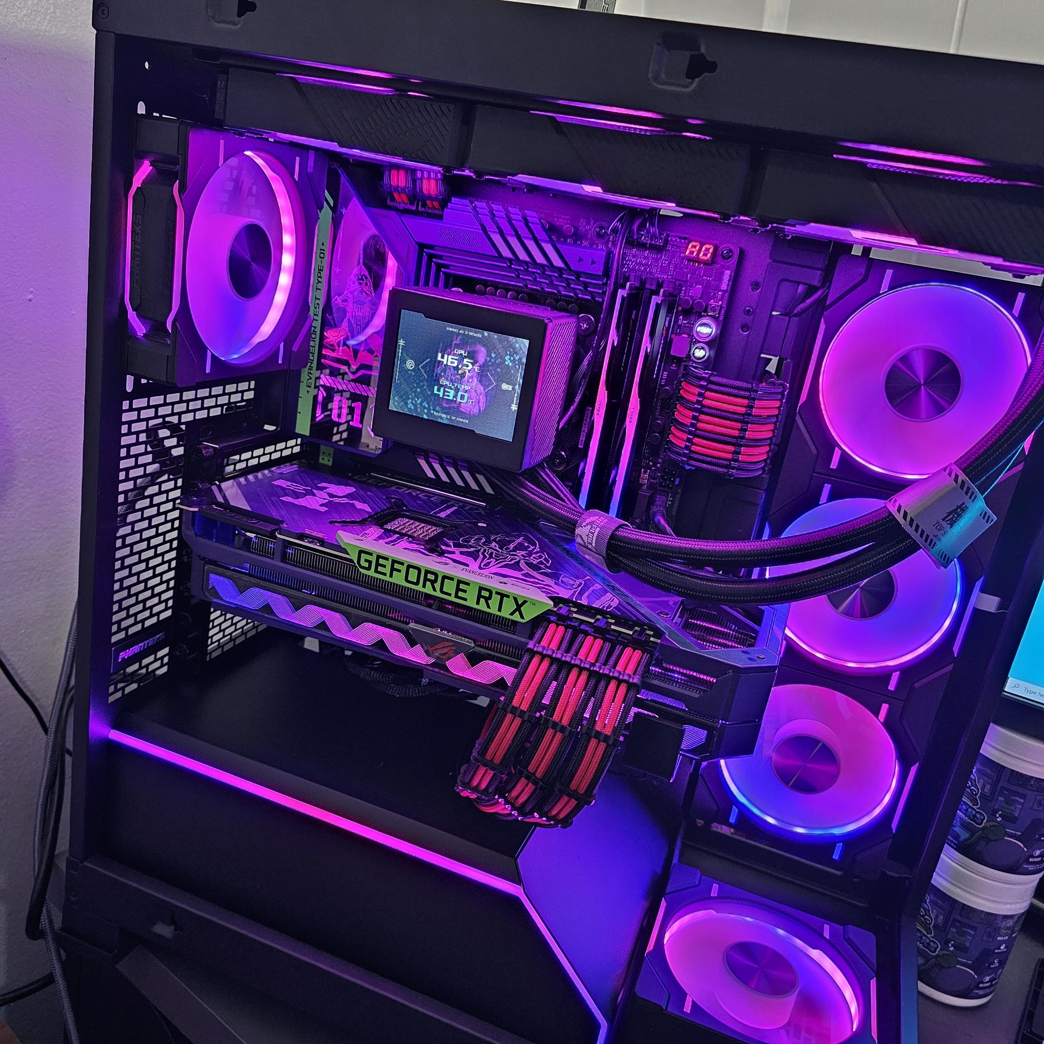 EVA TEST TYPE-01 CUSTOM GAMING PC w i7 14700K // STRIX EVA RTX 3090 // 2TB NVME // 32GB DDR5