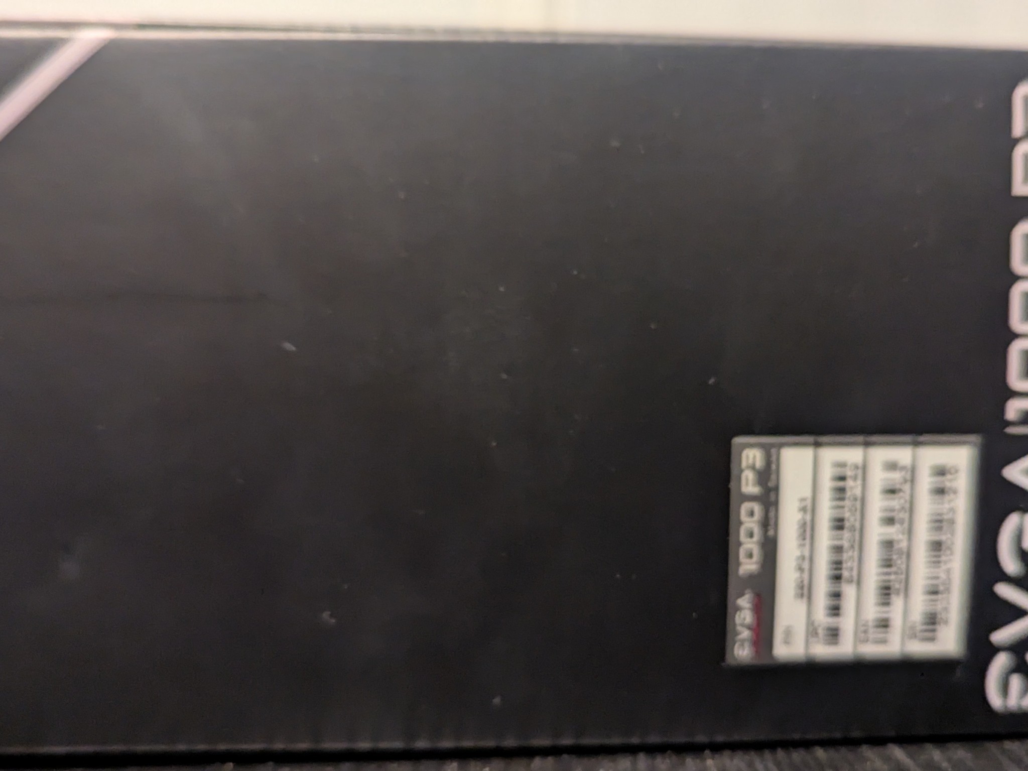 EVGA 1000w 80+ Platnium P3 power supply