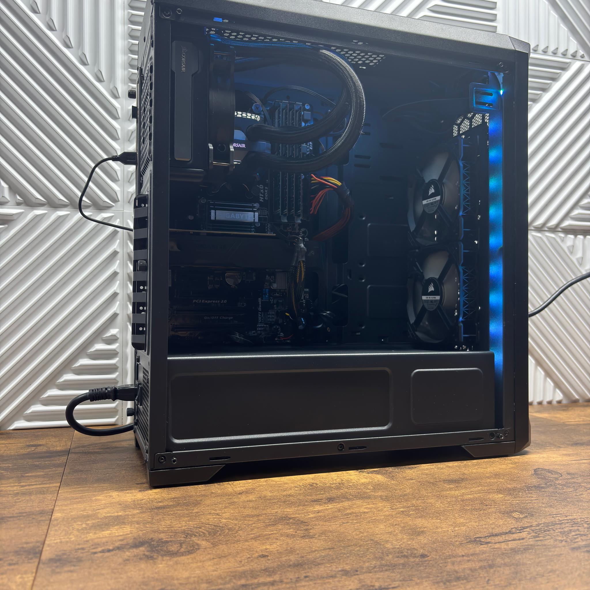 AMD FX-6300 + RX 560 4GB Gaming PC | 16GB RAM | SSD + HDD | Liquid Cooled 300 OBO