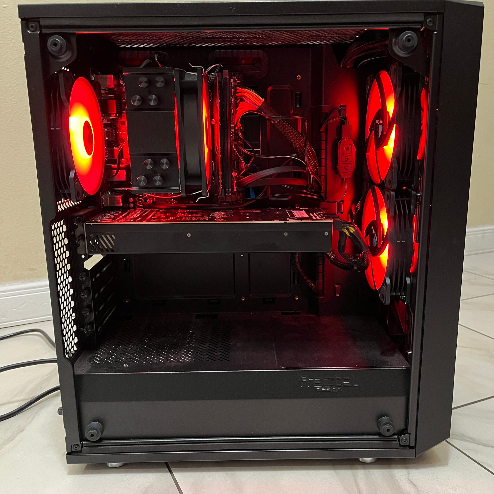 🟠🔥RTX 3070, Intel i5-9400, 16GB RAM, 500GB SSD, High Performance RGB Gaming PC w/ Wi-Fi & Remote 🖥️🔵