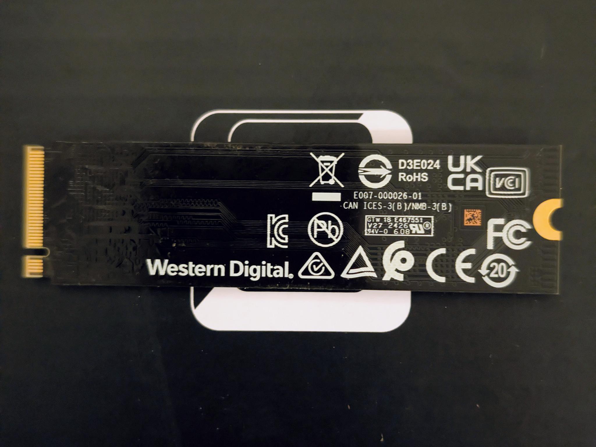 Western Digital SN770 2TB M.2 NVME SSD