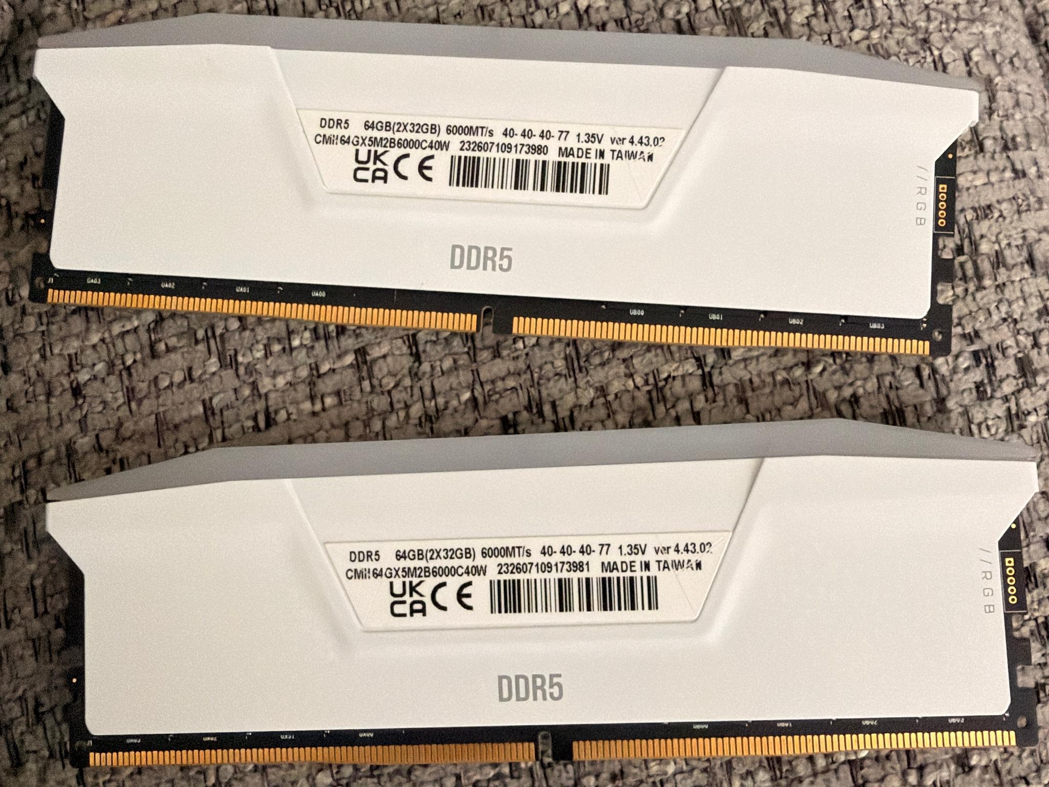 Corsair Vengeance DDR5 RAM RGB