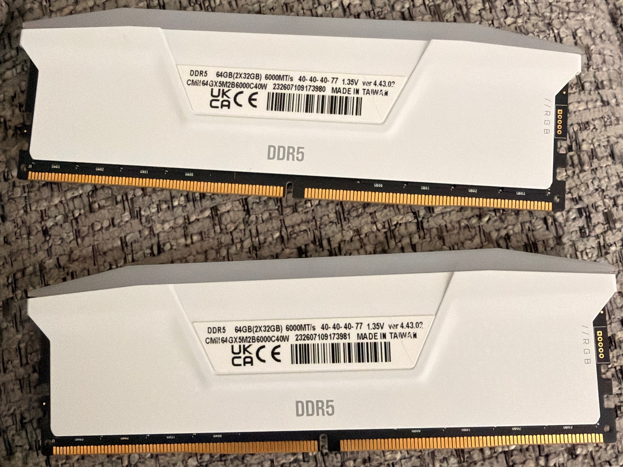 Corsair Vengeance DDR5 RAM RGB