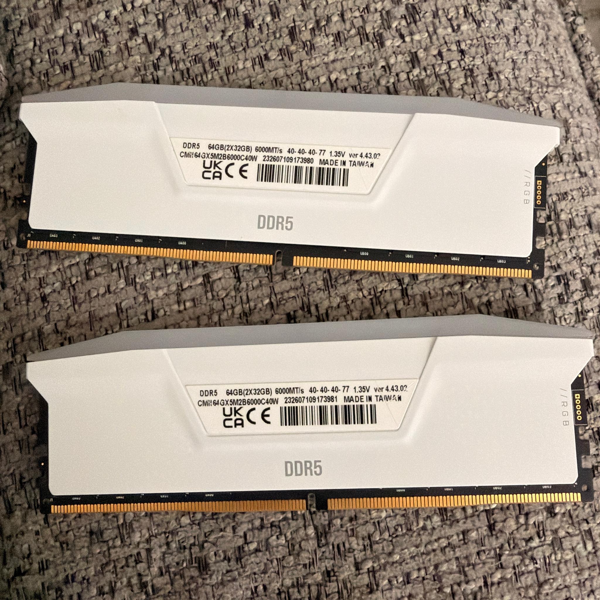 Corsair Vengeance DDR5 RAM RGB