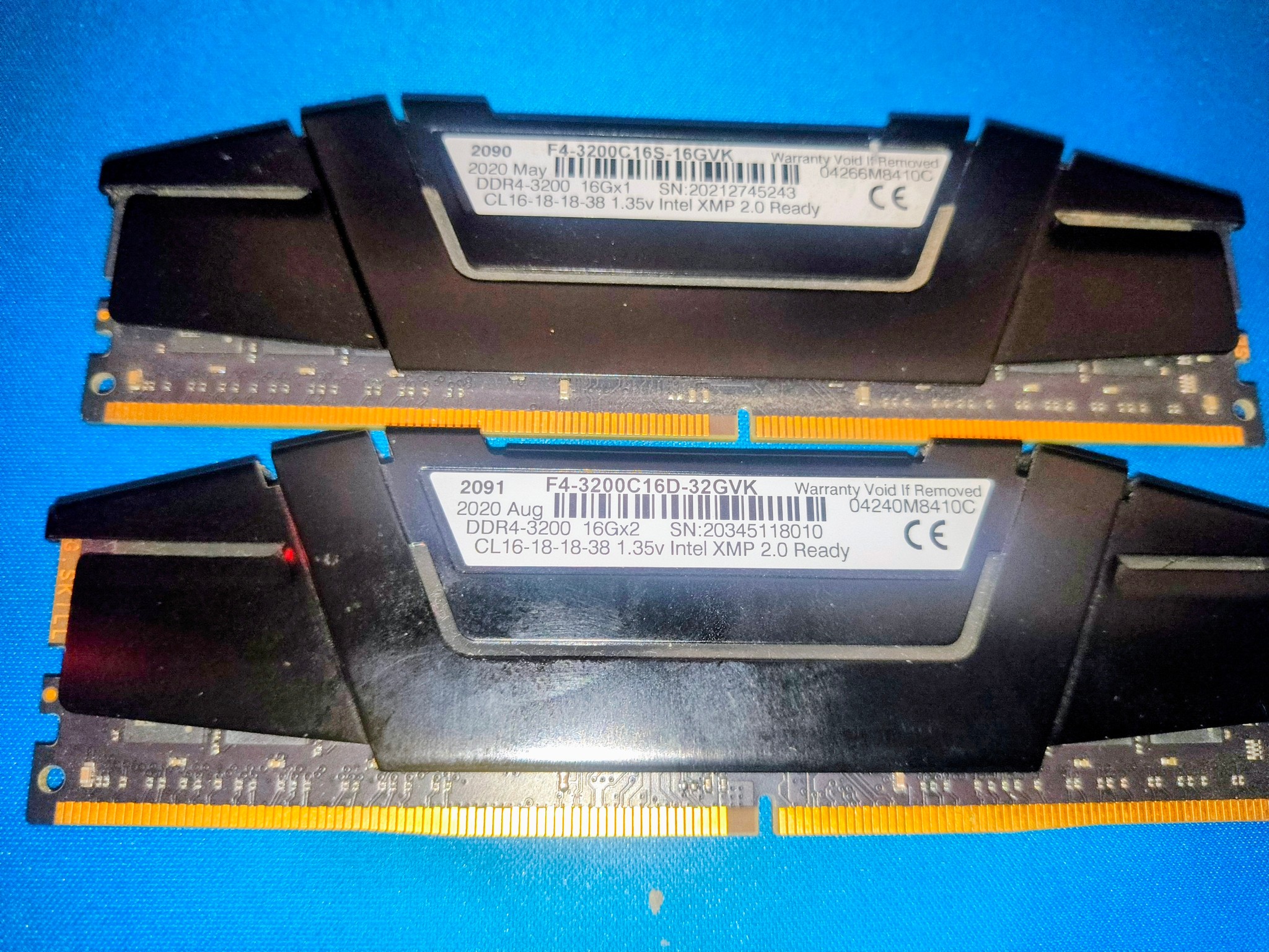 G skill Ripjaws DDR4 32GB Ram kit  (16GB X 2)