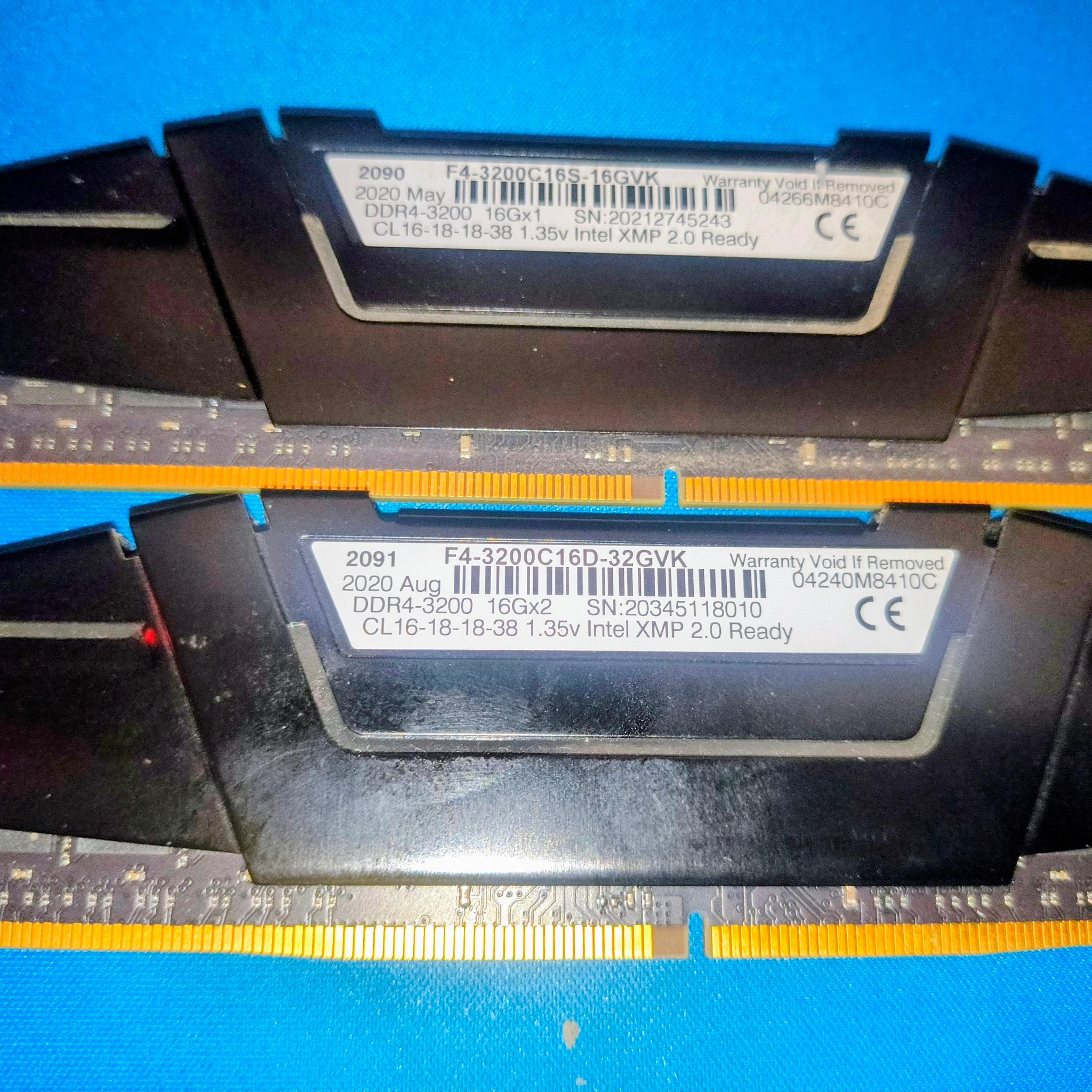 G skill Ripjaws DDR4 32GB Ram kit  (16GB X 2)