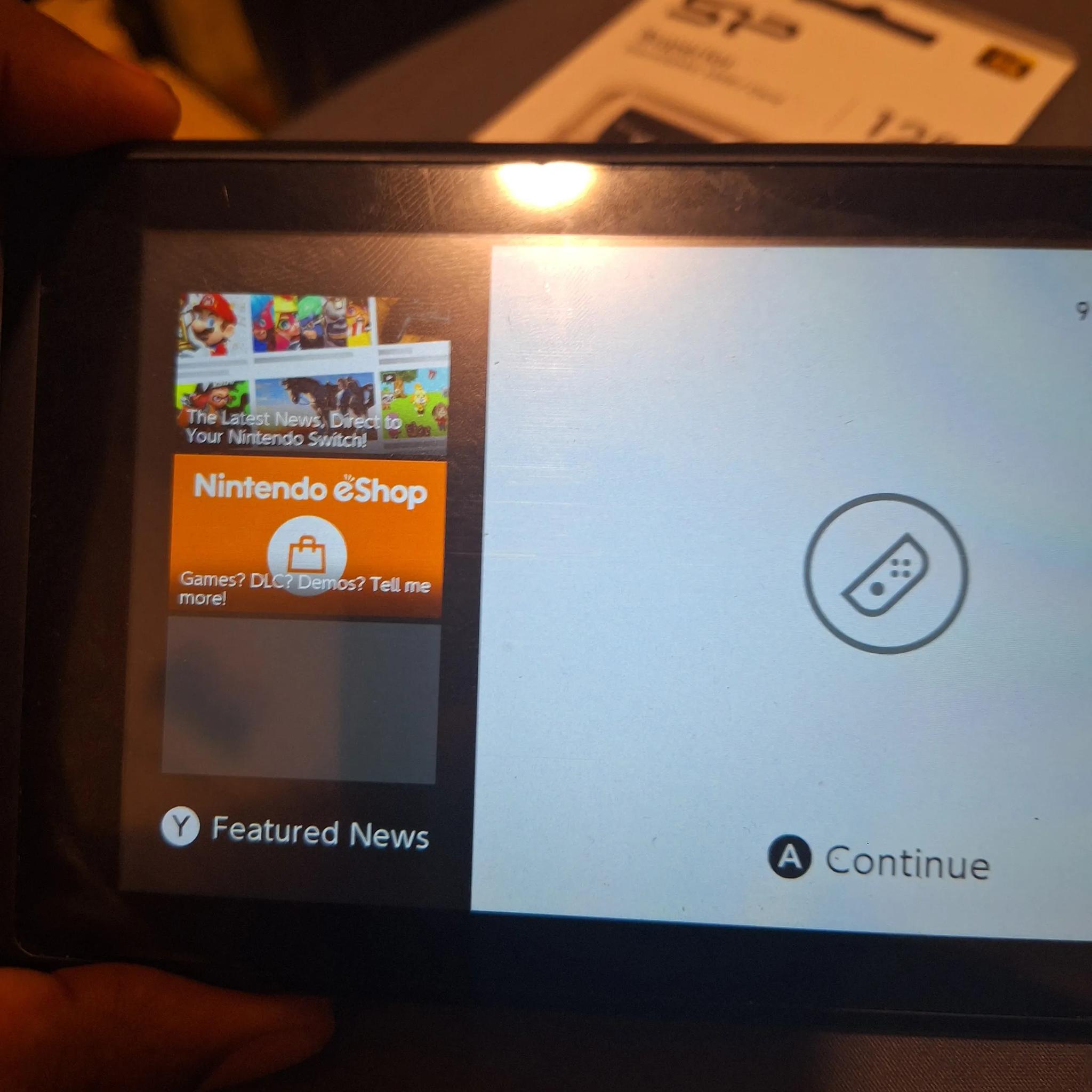 Unbanned Unpatched V1 Nintendo Switch Tablet with dock