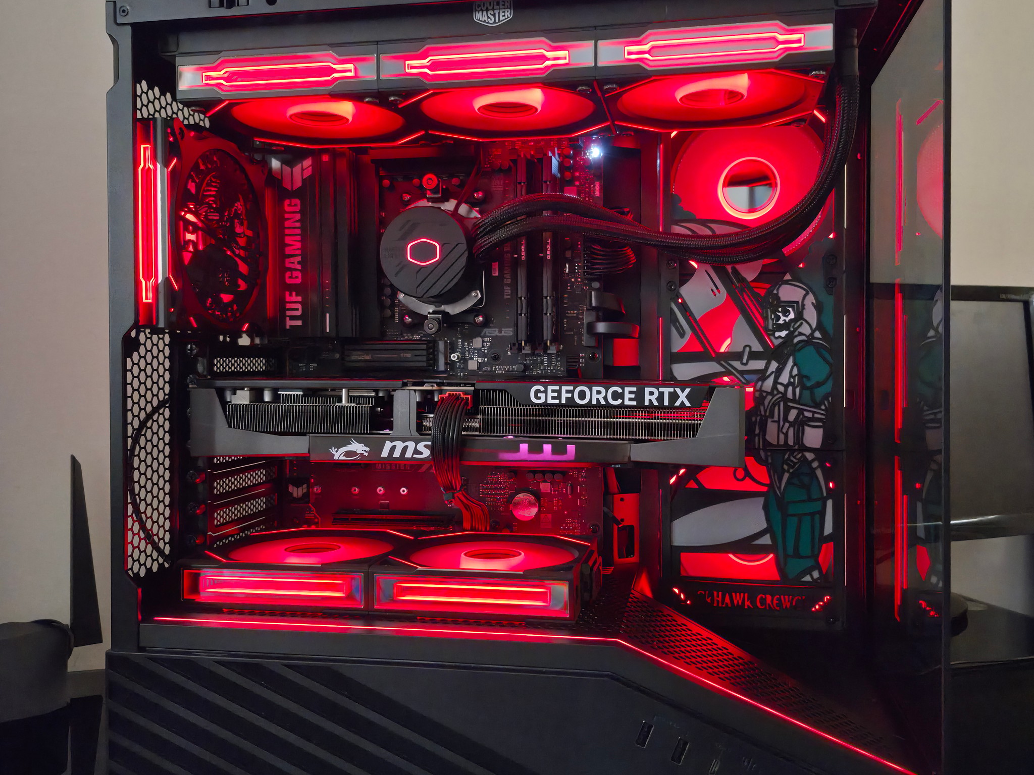 Blackhawk Gaming PC | RTX-5080 | 2TB M.2 NVME | 32GB DDR-6000 | ARGB Fans