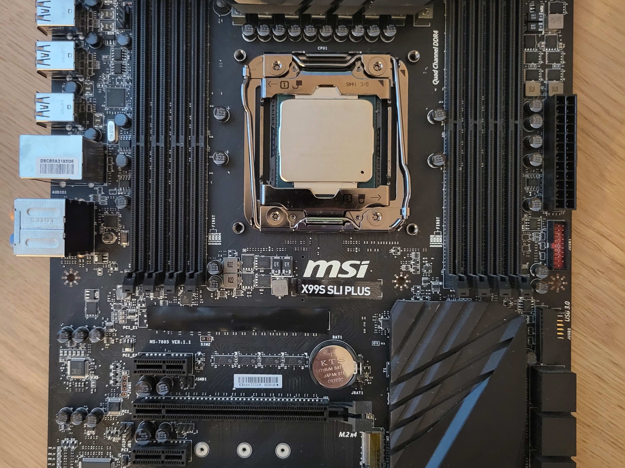 Msi x99s sli + i7 5960x