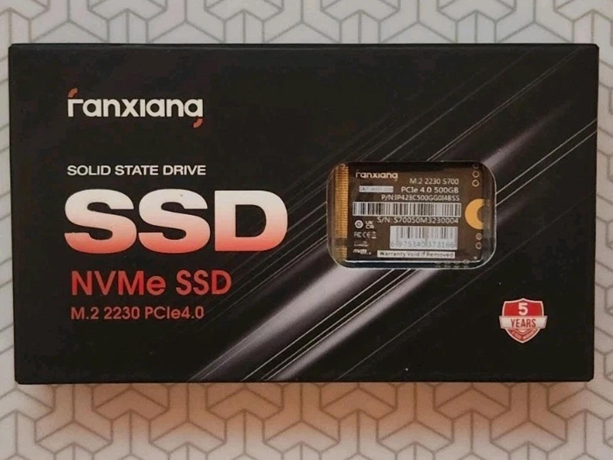FanXiang S700 PCIe 4.0 NVMe M.2 SSD 500gb – Blazing-Fast Speeds