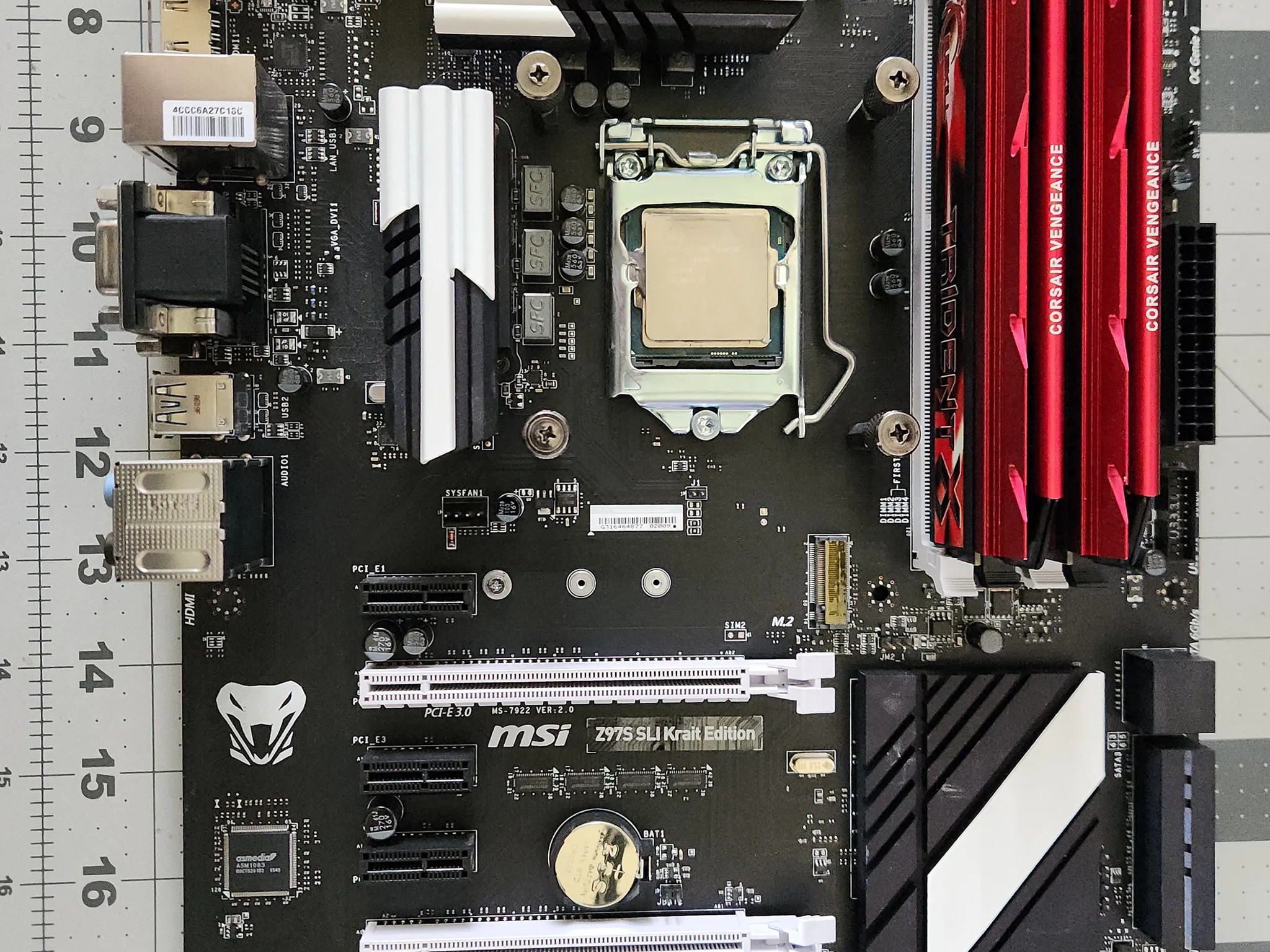 COMBO MSI Z97S SLI Krait Edition+ i7 4790k 4ghz + 24GB DDR3 2800