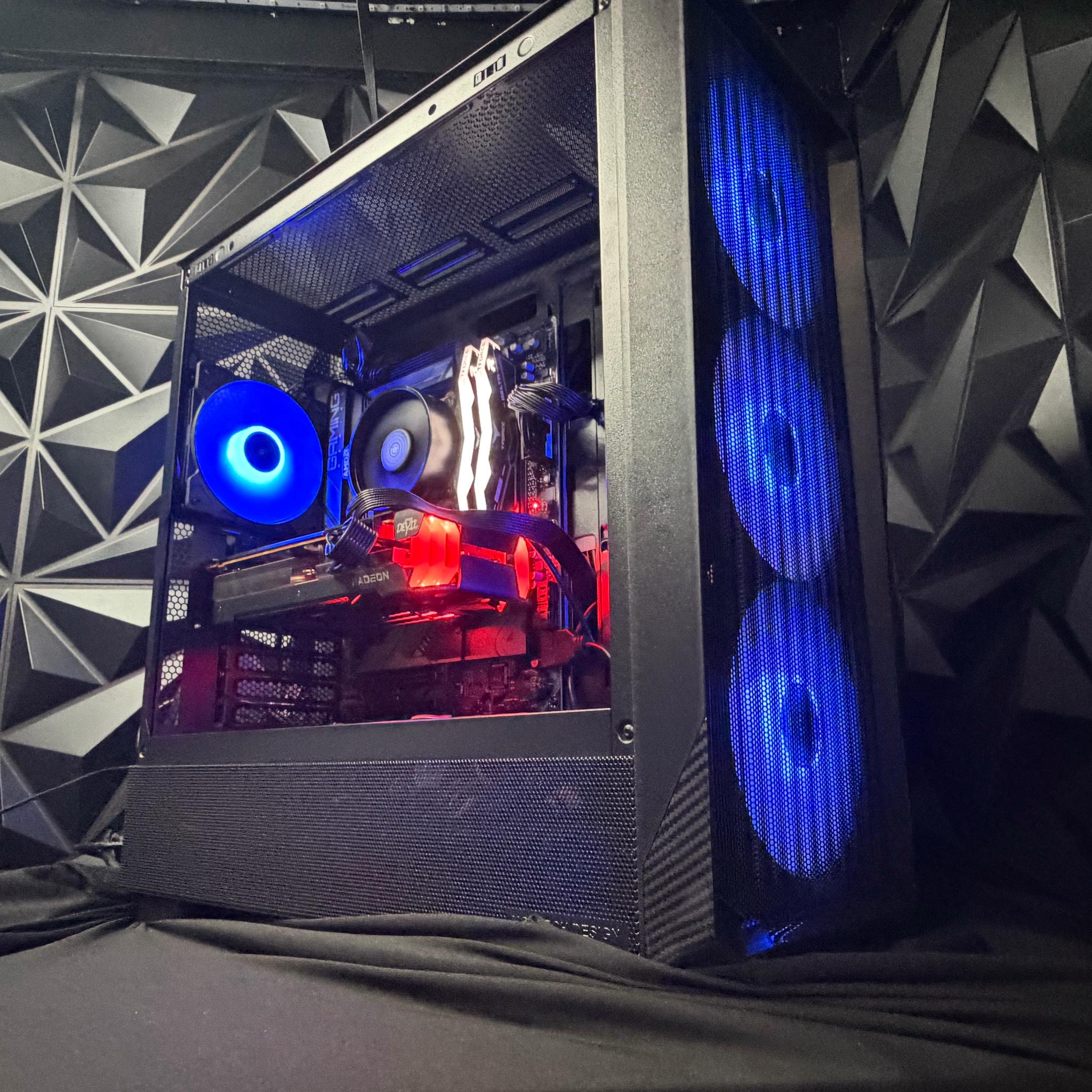 🖤⚡ G CARBON 8566 ⚡🖤| Ryzen 5 8500G| RX 6600XT | 1.5 TB NVMe| 16 GB DDR5| 650W PSU