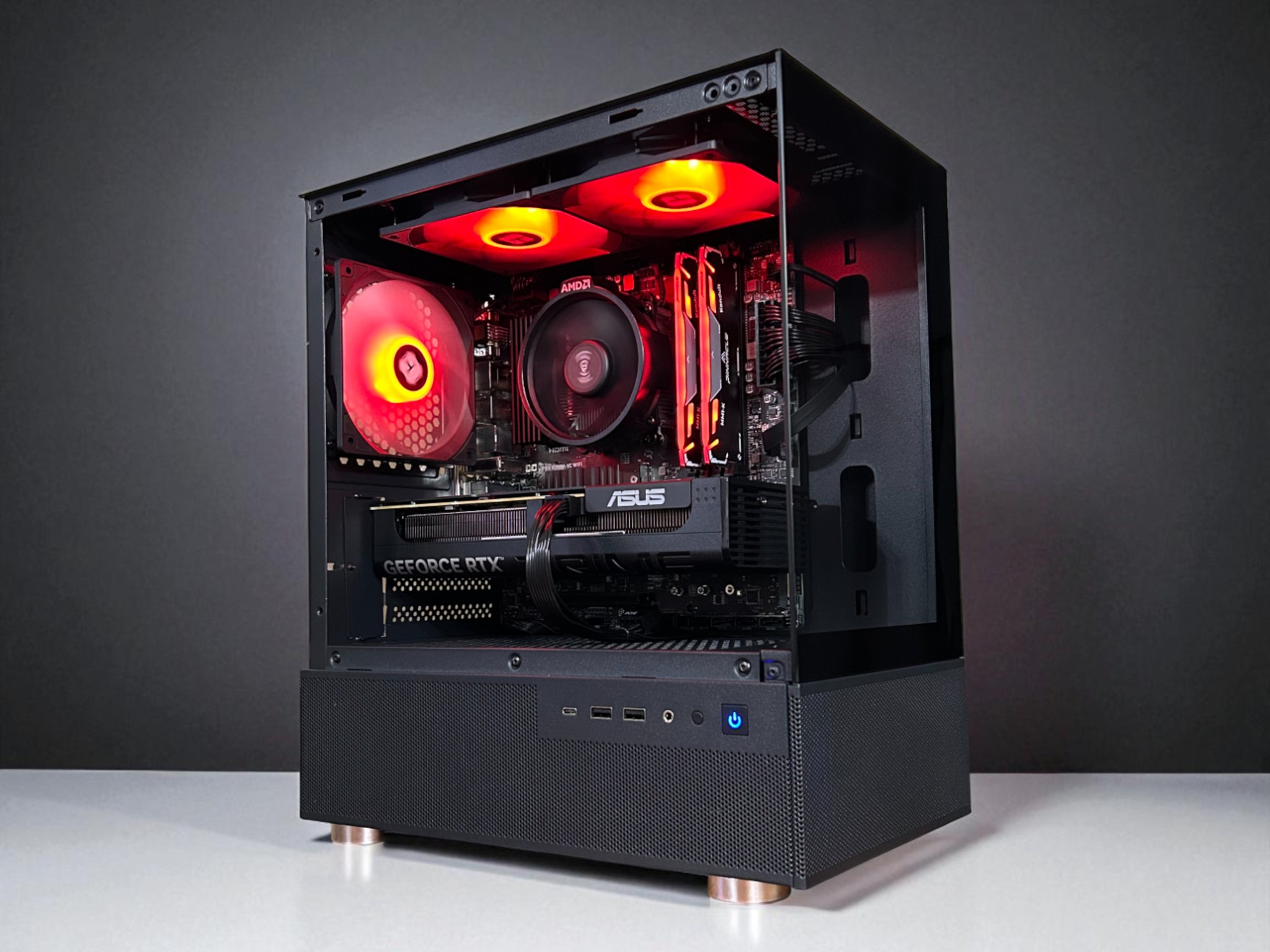 * BLACK FRIDAY SALE * RTX 5060 8GB | Ryzen 5 5600X | 32GB DDR4 | 1TB NVMe | The Officer RTX V2