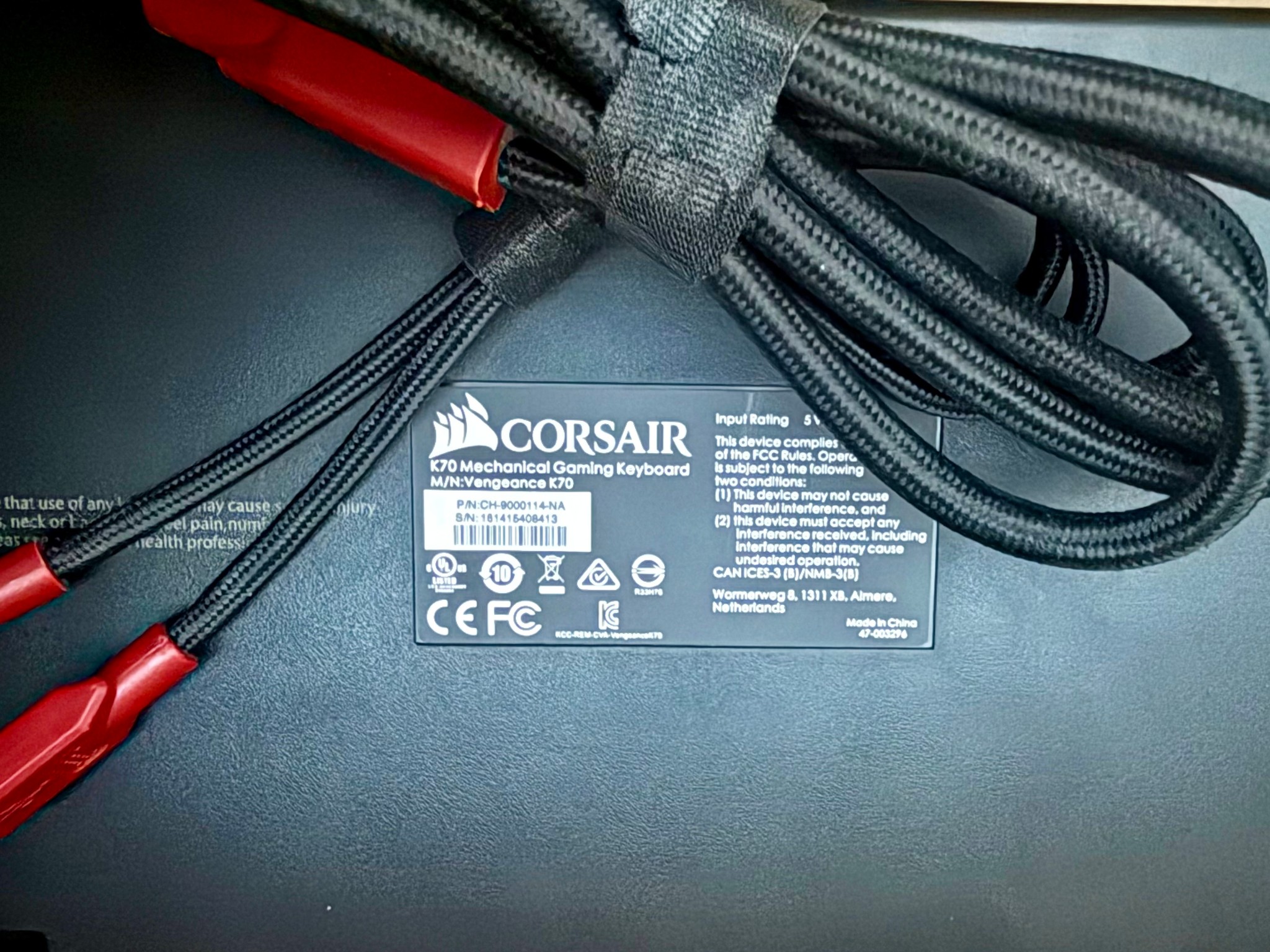 Corsair Vengeance K70 Mechanical Gaming Keyboard