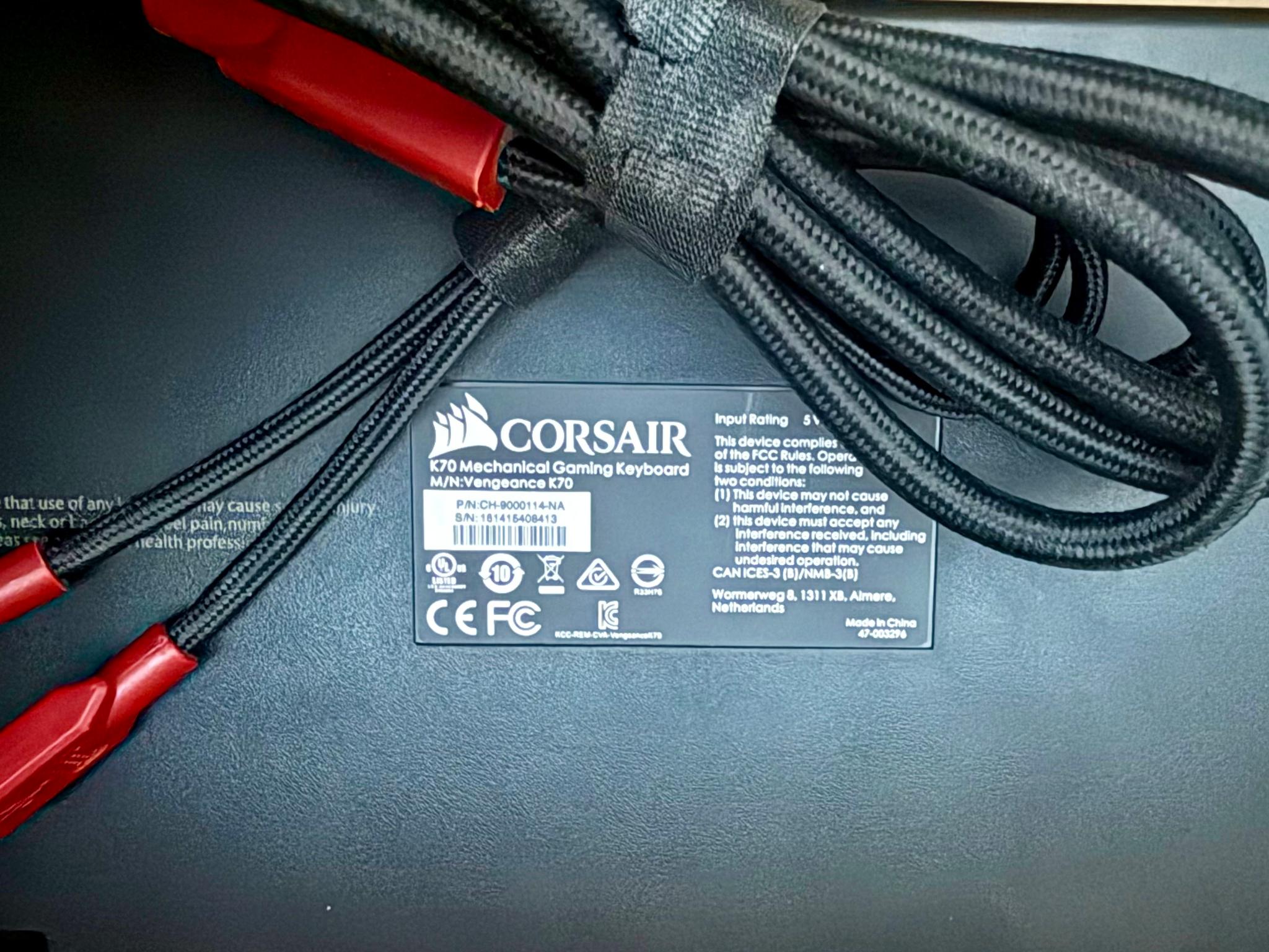 Corsair Vengeance K70 Mechanical Gaming Keyboard