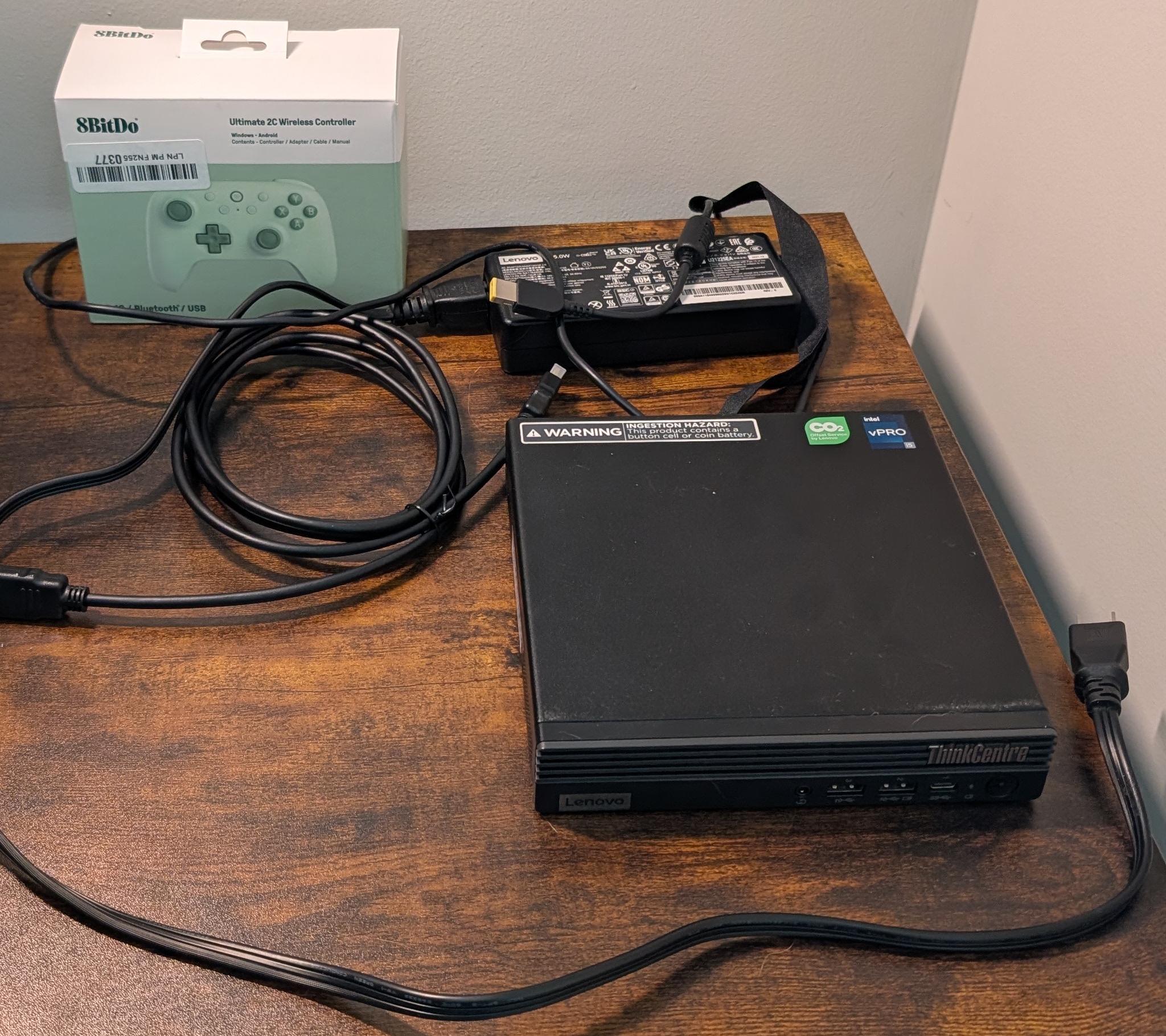 Refurbished Lenovo Workstation converted to Steam OS console with Bazzite