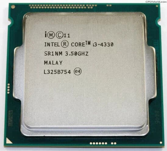 Intel Core i3 4330 Dual-Core CPU (4M Cache, 3.50GHz, 4th generation)